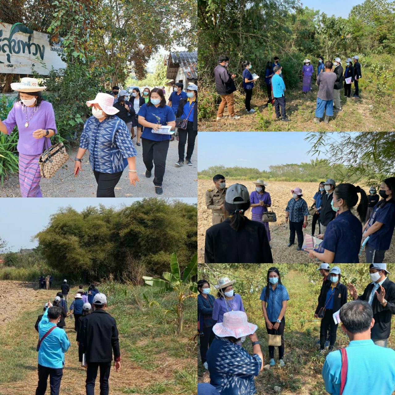 พช.ราชบุรี ร่วมกับคณะเจ้าหน้าที่สำนักงาน ป.ป.ช. ประจำจังหวัดราชบุรีและภาค ลงพื้นที่ตรวจเยี่ยมติดตาม ให้ข้อแนะนำการดำเนินโครงการพัฒนาพื้นที่ต้นแบบการพัฒนาคุณภาพชีวิตตามหลักทฤษฎีใหม่ ประยุกต์สู่ “โคก หนอง นา โมเดล”