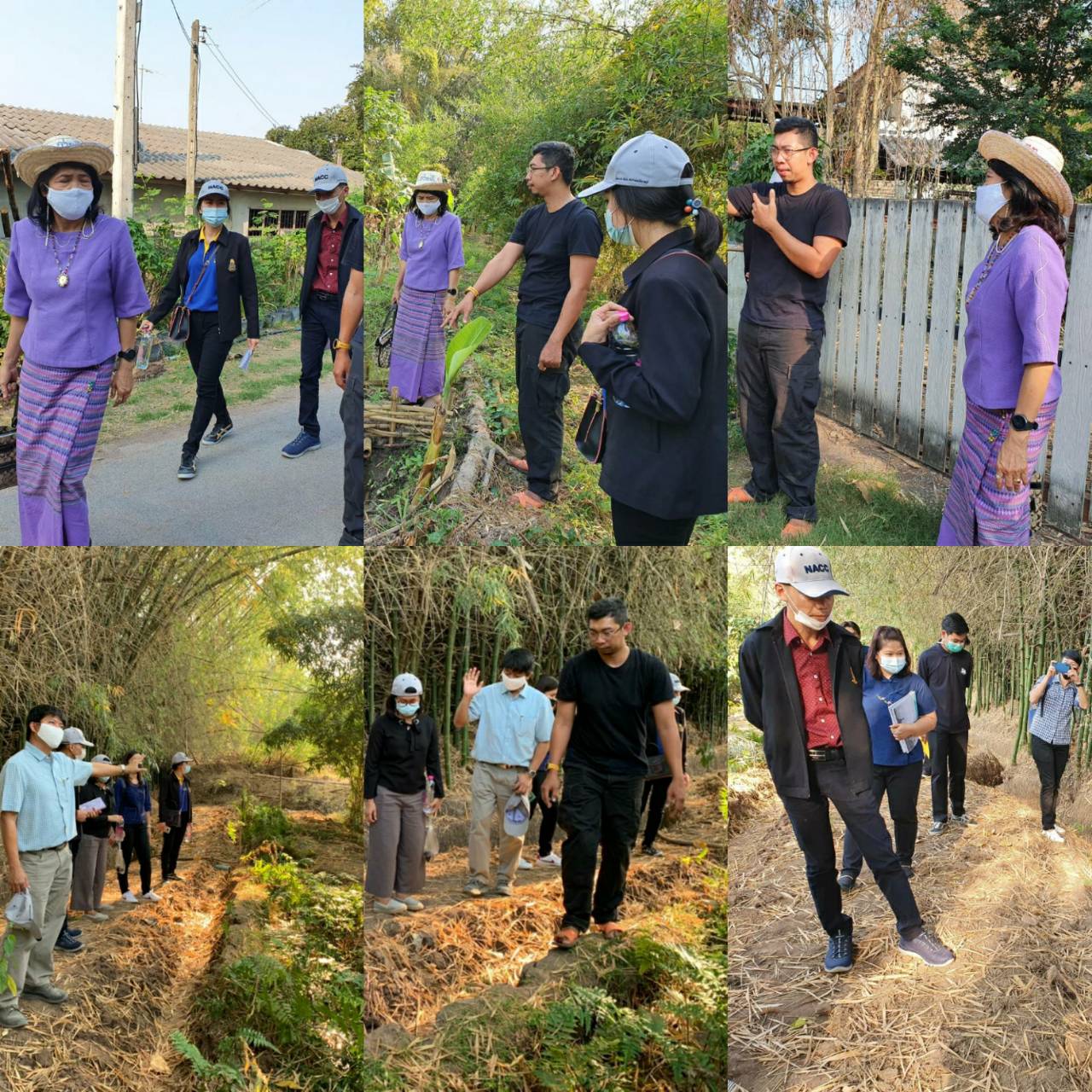 พช.ราชบุรี ร่วมกับคณะเจ้าหน้าที่สำนักงาน ป.ป.ช. ประจำจังหวัดราชบุรีและภาค ลงพื้นที่ตรวจเยี่ยมติดตาม ให้ข้อแนะนำการดำเนินโครงการพัฒนาพื้นที่ต้นแบบการพัฒนาคุณภาพชีวิตตามหลักทฤษฎีใหม่ ประยุกต์สู่ “โคก หนอง นา โมเดล”