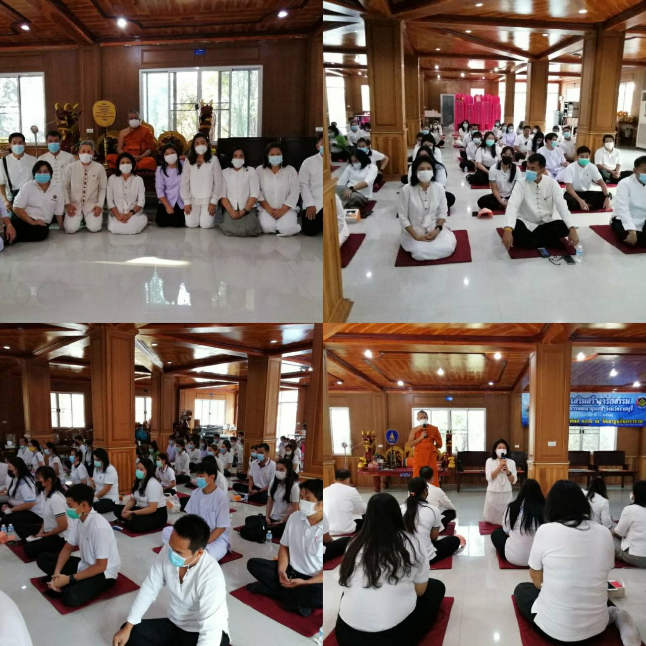 พช.ราชบุรี เข้าวัด ปฏิบัติธรรม เสริมสร้างจริยธรรมข้าราชการ