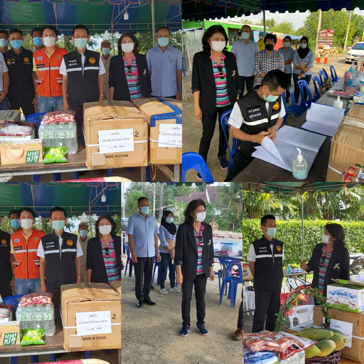 จังหวัดราชบุรี ลงพื้นที่ตรวจเยี่ยมจุดตรวจ จุดบริการ เพื่อลดอุบัติเหตุทางถนนช่วงเทศกาลสงกรานต์