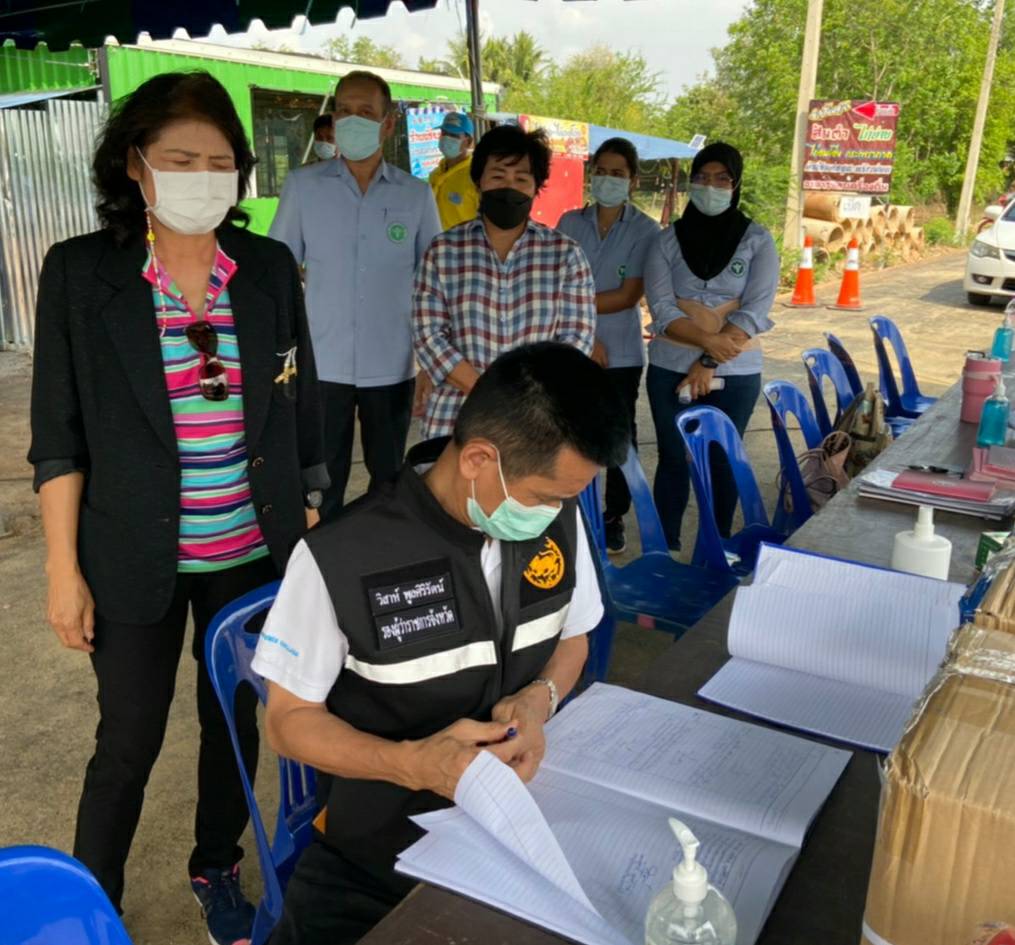 จังหวัดราชบุรี ลงพื้นที่ตรวจเยี่ยมจุดตรวจ จุดบริการ เพื่อลดอุบัติเหตุทางถนนช่วงเทศกาลสงกรานต์