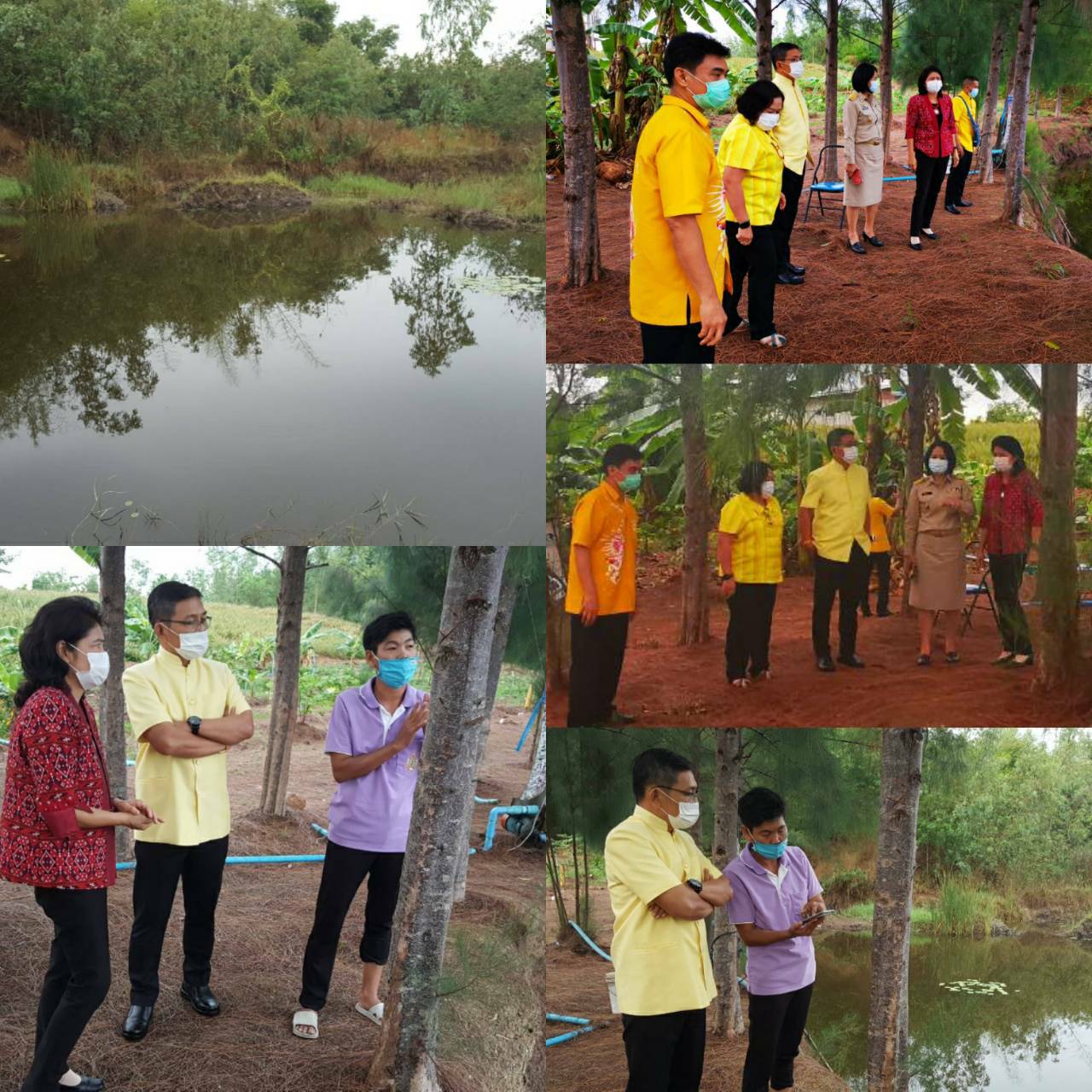 หัวหน้าผู้ตรวจราชการกรมการพัฒนาชุมชนลงพื้นที่ติดตามการดำเนินงานโครงการพัฒนาพื้นที่ต้นแบบการพัฒนาคุณภาพชีวิตตามหลักทฤษฎีใหม่ประยุกต์สู่ “โคก หนอง นา”