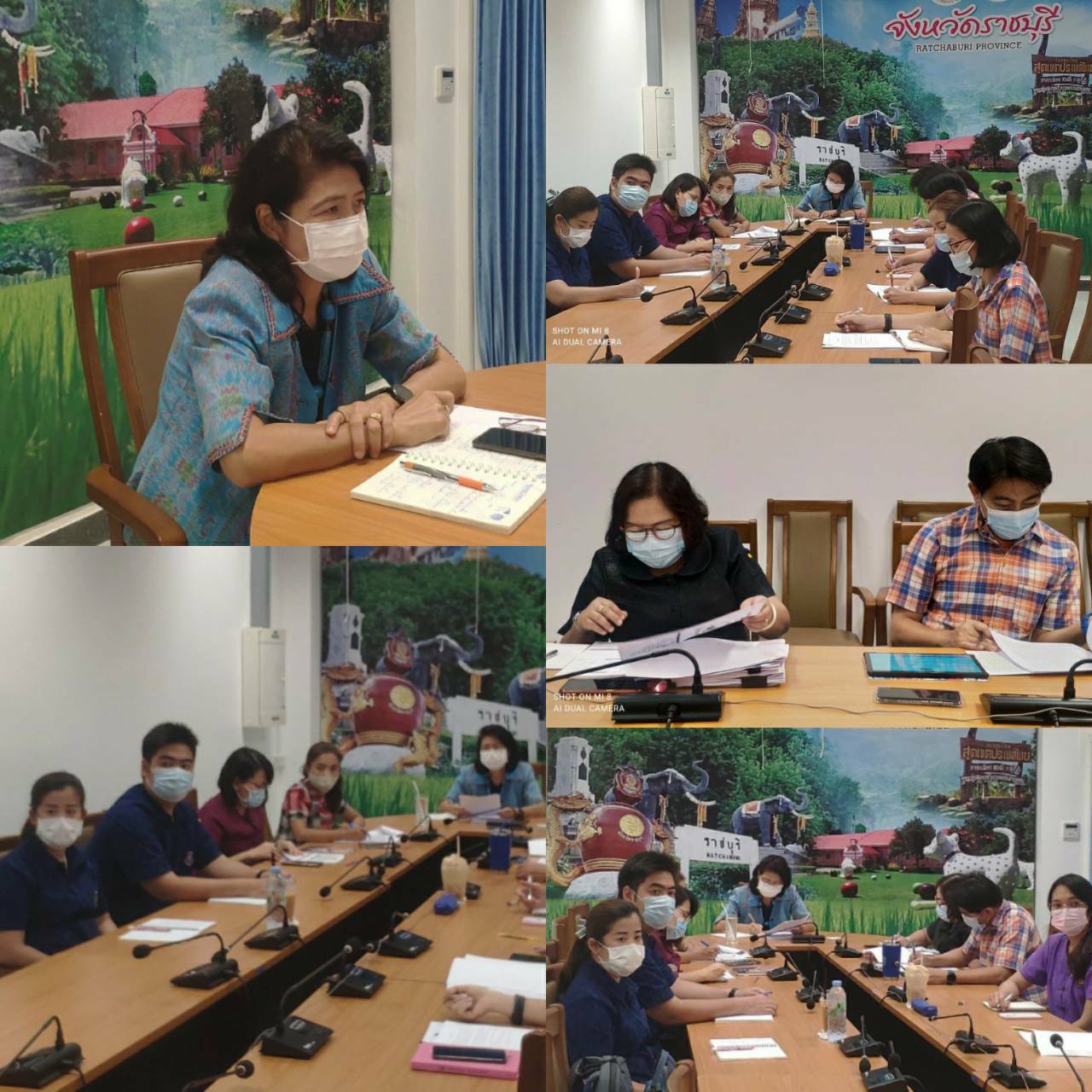 พช.ราชบุรี ร่วมประชุมขับเคลื่อนการพัฒนาพื้นที่ต้นแบบการพัฒนาคุณภาพชีวิตตามหลักทฤษฎีใหม่ประยุกต์สู่ “โคก หนอง นา โมเดล” ผ่านระบบวีดิทัศน์ทางไกล (Video Conference)
