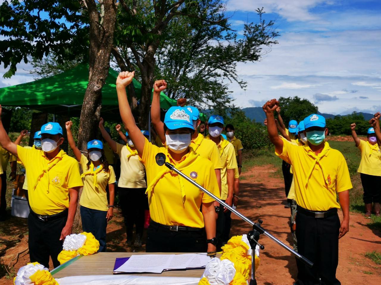 ? จังหวัดราชบุรี จัดกิจกรรม Kick off  “จิตอาสาพัฒนาชุมชนเอามื้อสามัคคี” เฉลิมพระเกียรติเนื่องในโอกาสมหามงคลเฉลิมพระชนมพรรษา พระบาทสมเด็จพระปรเมนทรรามาธิบดีศรีสินทรมหาวชิราลงกรณ พระวชิรเกล้าเจ้าอยู่หัว