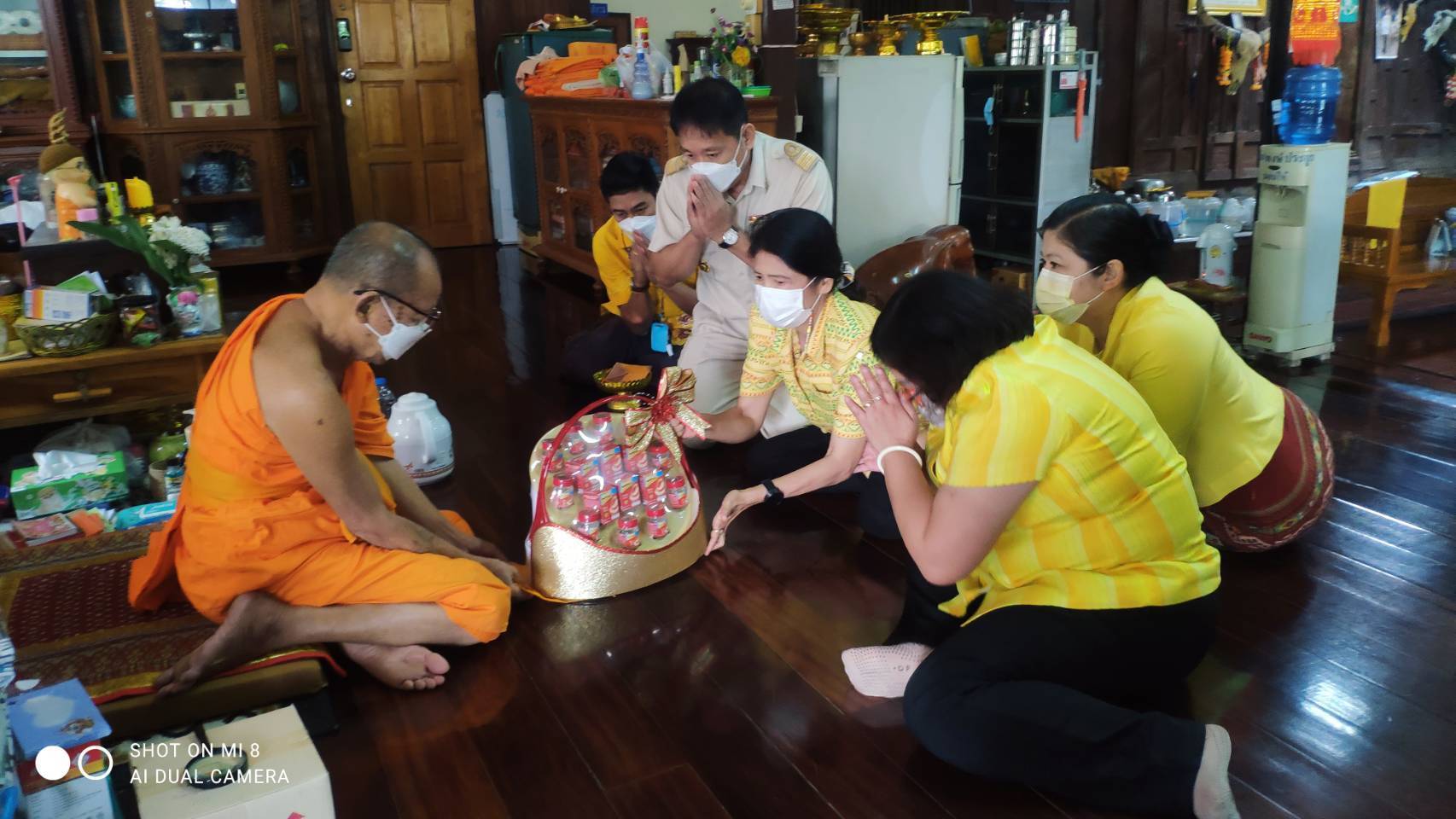 ? พช.ราชบุรี เข้ากราบนมัสการพระเกจิอาจารย์ประกอบพิธีเมตตาจารแผ่นเงิน แผ่นทองแดง และแผ่นทองเหลือง เพื่อเป็นสิริมงคลและนำไปใช้จัดสร้าง “พระพุทธพัฒนปชานาถ” เนื่องในโอกาส ครบรอบ 60 ปี แห่งการสถาปนา กรมการพัฒนาชุมชน