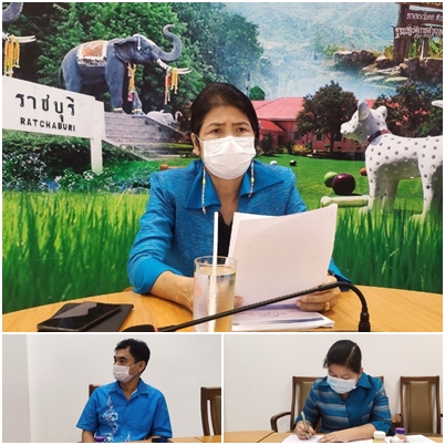 ?พช.ราชบุรี รับฟังประชุมกรมการพัฒนาชุมชน ครั้งที่ 10/2564 ผ่านระบบประชุมออนไลน์ (Video Conference)