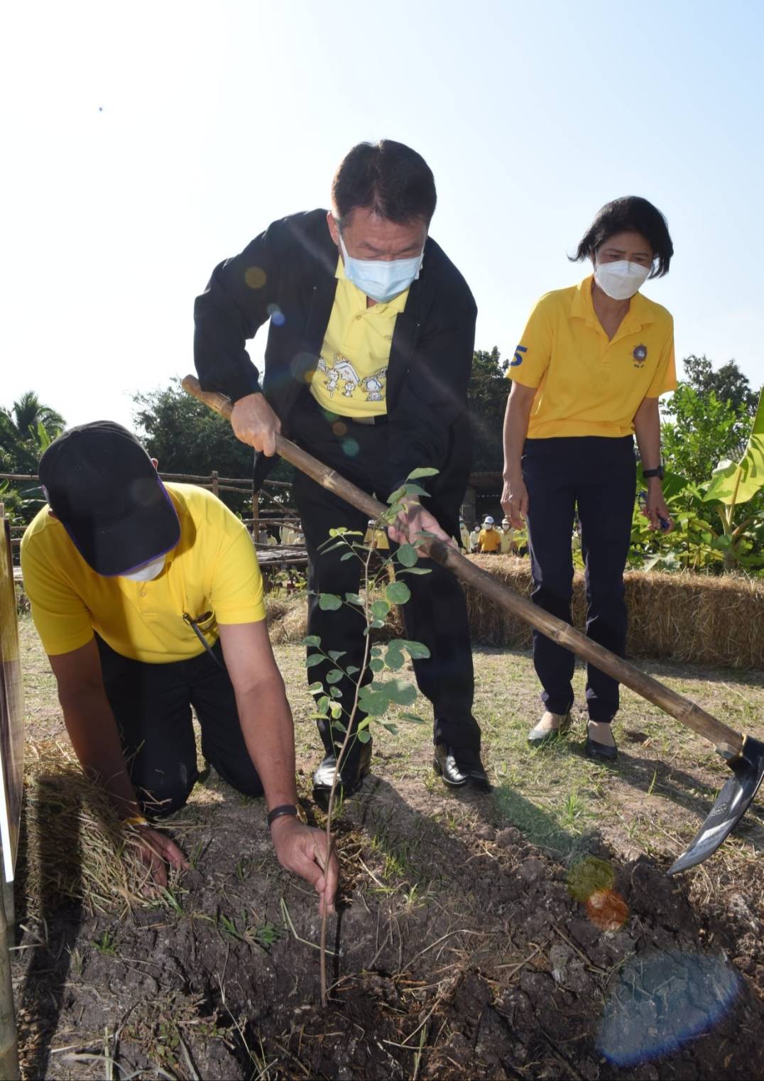 ?ผู้ว่าราชการจังหวัดราชบุรี นำทัพจิตอาสาพัฒนาชุมชน ปลูกต้นไม้ ป่า 3 อย่าง ประโยชน์ 4 อย่าง เนื่องใน “วันดินโลก” (World Soil Day)