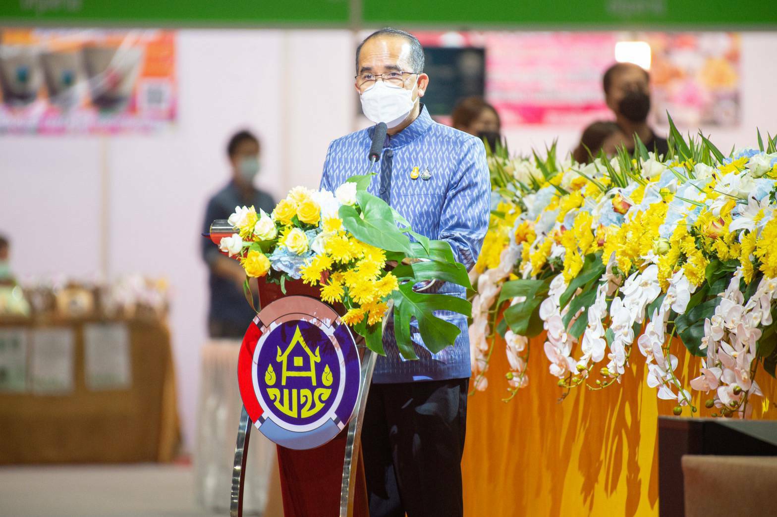 ? พช.ราชบุรี ร่วมพิธีเปิดงานโอทอปไทย สู้ภัยโควิด – 19 ส่งความสุขด้วยผลิตภัณฑ์ชุมชน สร้างเศรษฐกิจไทยพ้นภัยโควิด