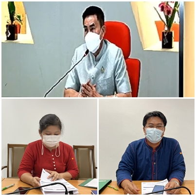 ?พช.ราชบุรี เข้าร่วมประชุมชี้แจง เร่งรัด กำกับ ติดตาม การดำเนินงานกองทุนพัฒนาบทบาทสตรี ครั้งที่ 1/2565 ผ่านระบบประชุมออนไลน์ (Video Conference)