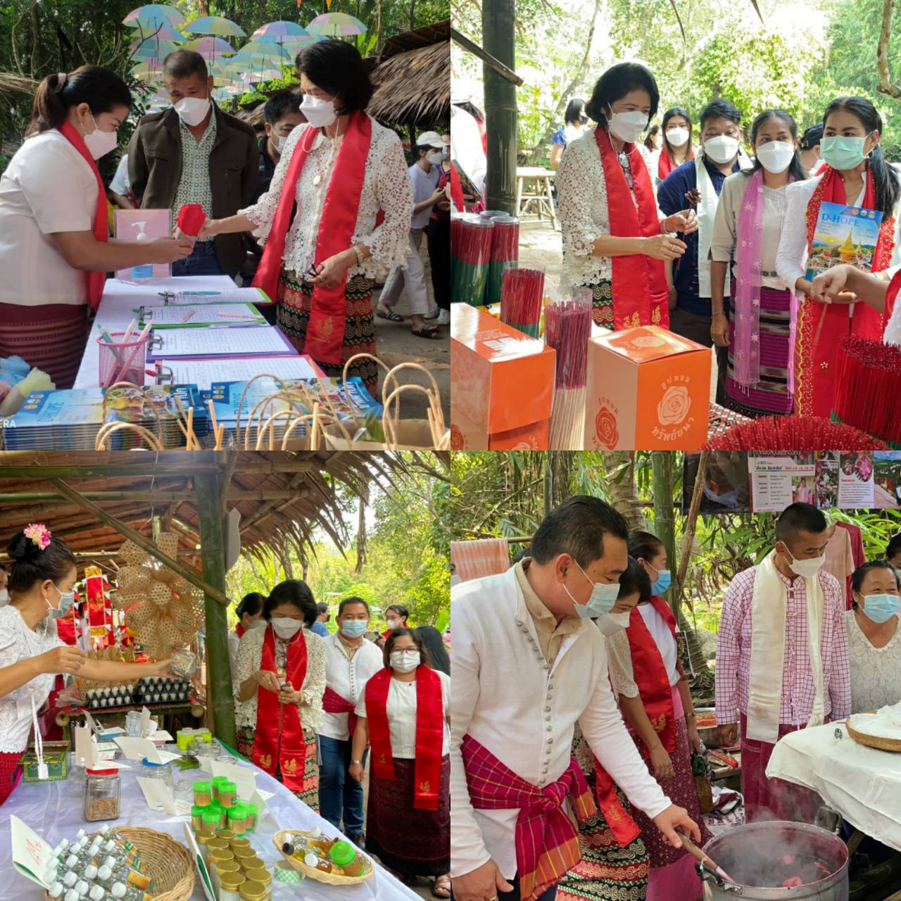 ?จังหวัดราชบุรี เปิดหมู่บ้าน OTOP นวัติวิถี ส่งเสริมท่องเที่ยวชุมชน กระตุ้นเศรษฐกิจฐานราก (บ้านมอญห้วยน้ำใส) หมู่ที่ 3 ตำบลสวนผึ้ง อำเภอสวนผึ้ง จังหวัดราชบุรี ตามโครงการส่งเสริมกระบวนการพัฒนาเศรษฐกิจฐานรากชุมชนท่องเที่ยวด้วยแนวคิดการจัดกิจกรรมส่งเสริมการเรียนรู้ที่นักท่องเที่ยวลงมือปฏิบัติ (D-HOPE)  ? ?