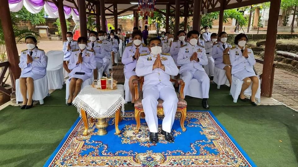 ? พช.ราชบุรี ร่วมพิธีเจริญพระพุทธมนต์สมโภชพระบรมธาตุเจดีย์เฉลิมพระเกียรติสมเด็จพระนางเจ้าฯ พระบรมราชินี เนื่องในโอกาสวันเฉลิมพระชนมพรรษา 3 มิถุนายน 2565