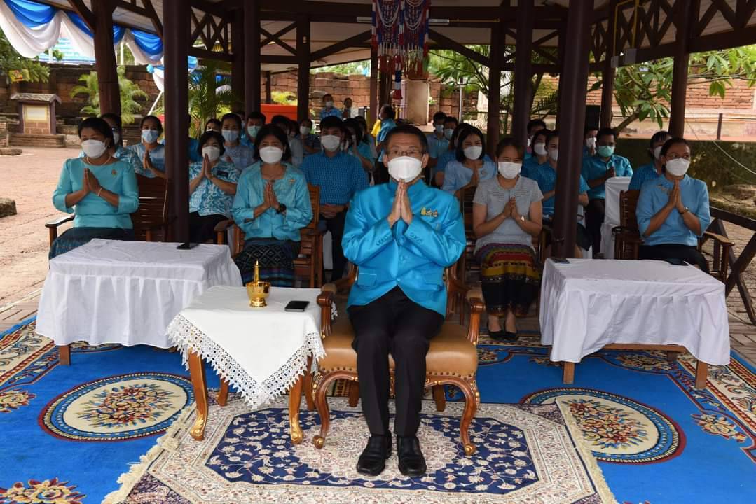 ? พช.ราชบุรี ร่วมพิธีทำบุญและฟังเทศน์บทพระธรรมเทศนาเฉลิมพระธรรมบารมี ใน “อุภินนมัตถจรกถา” เฉลิมพระธรรมบารมีสมเด็จพระนางเจ้าสิริกิติ์ พระบรมราชินีนาถ พระบรมราชชนนีพันปีหลวงเนื่องในโอกาสมหามงคลเฉลิมพระชนมพรรษา 12 สิงหาคม 2565