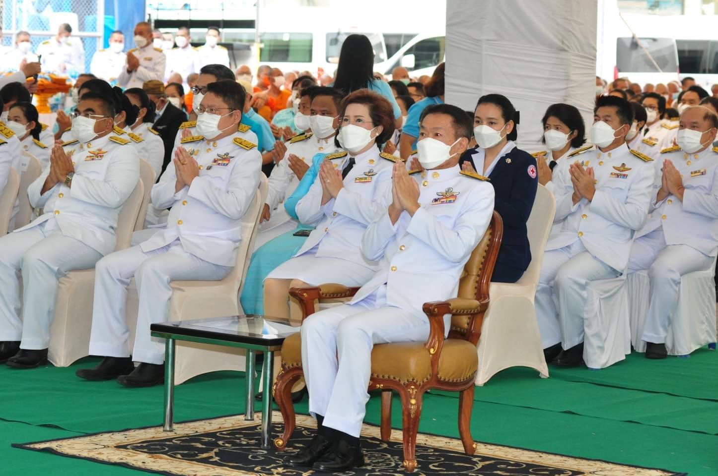 ?พช.ราชบุรี ร่วมพิธีทำบุญตักบาตร และพิธีทางศาสนามหามงคล 3 ศาสนา ถวายพระราชกุศล เนื่องในโอกาสมหามงคลเฉลิมพระชนมพรรษา สมเด็จพระนางเจ้าสิริกิติ์ พระบรมราชินีนาถ พระบรมราชชนนีพันปีหลวง 90 พรรษา 12 สิงหาคม 2565