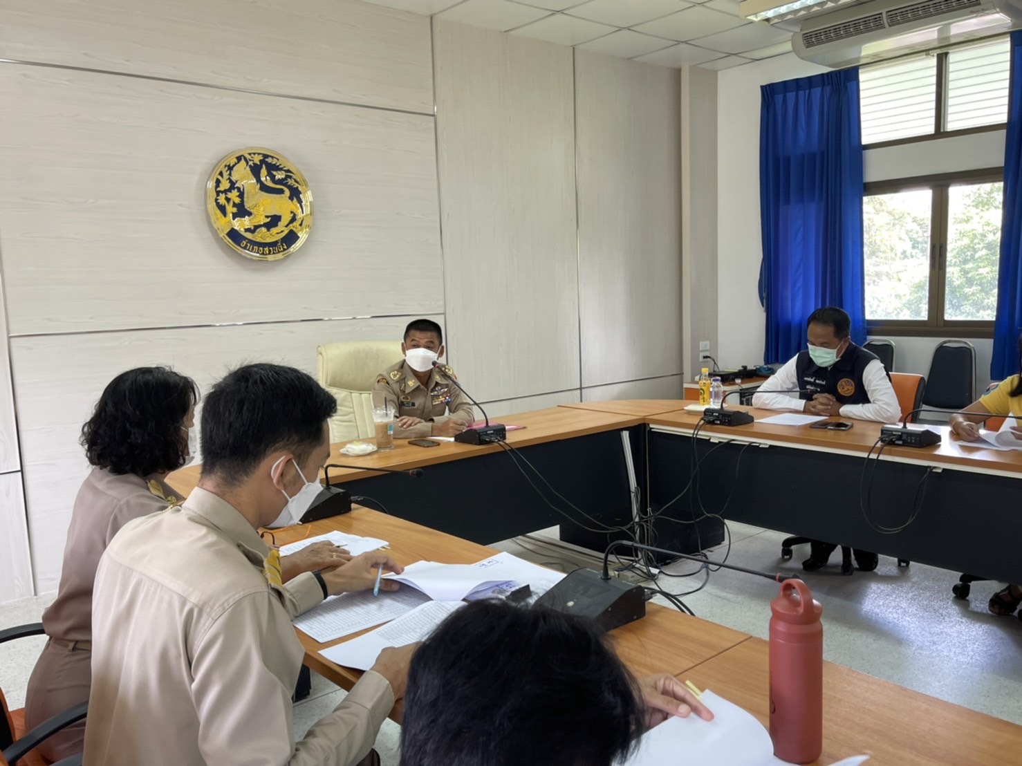 สพอ.สวนผึ้ง ประชุมนำเสนอผลการจัดเก็บและรับรองคุณภาพข้อมูล จปฐ. ระดับอำเภอ ประจำปี 2565