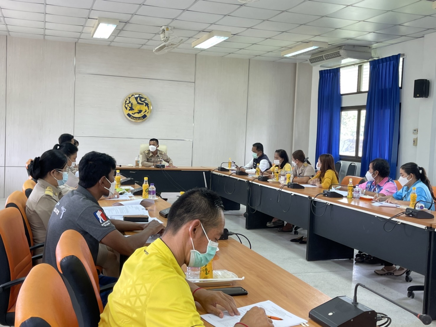 สพอ.สวนผึ้ง ประชุมนำเสนอผลการจัดเก็บและรับรองคุณภาพข้อมูล จปฐ. ระดับอำเภอ ประจำปี 2565