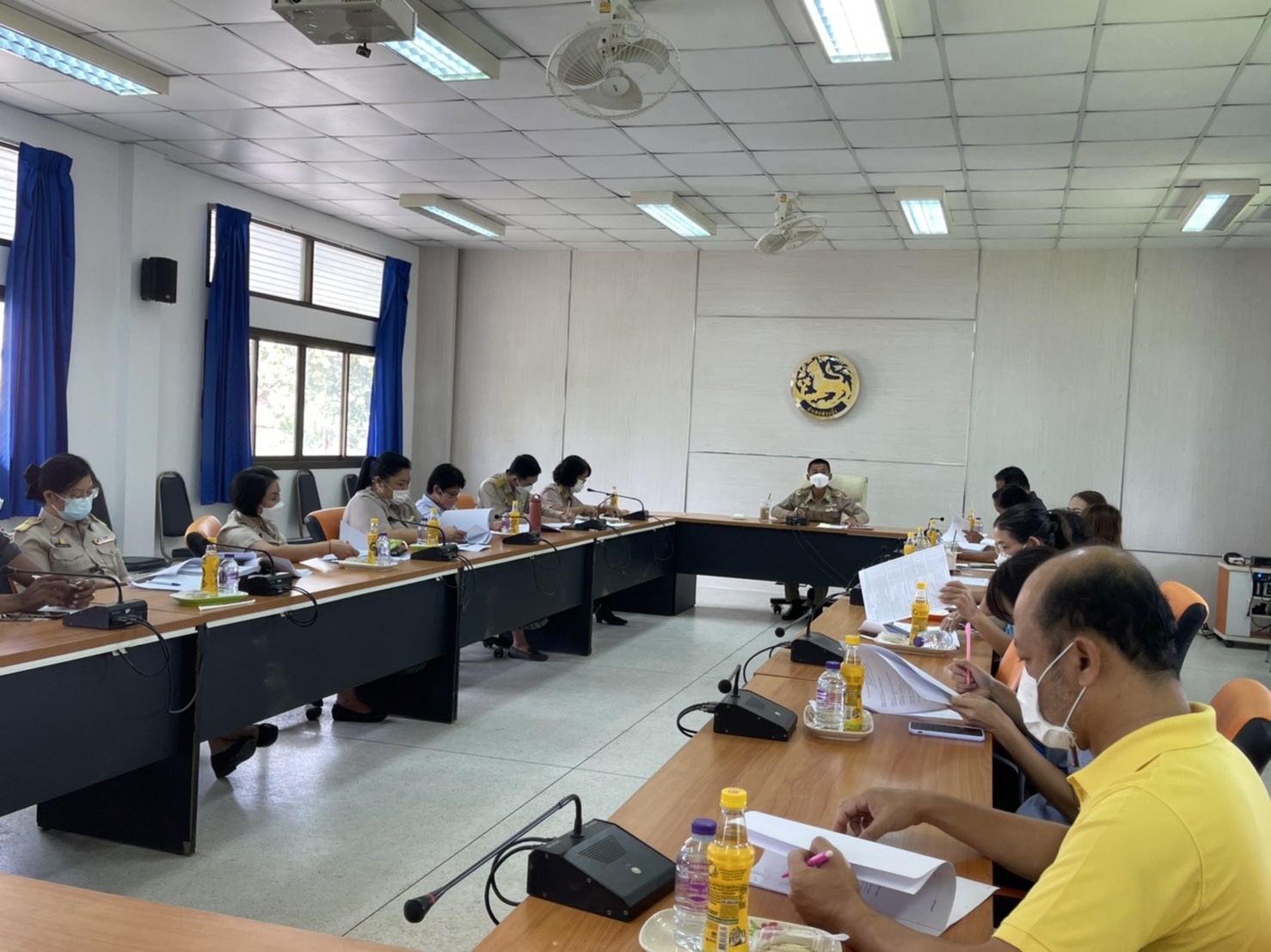 สพอ.สวนผึ้ง ประชุมนำเสนอผลการจัดเก็บและรับรองคุณภาพข้อมูล จปฐ. ระดับอำเภอ ประจำปี 2565