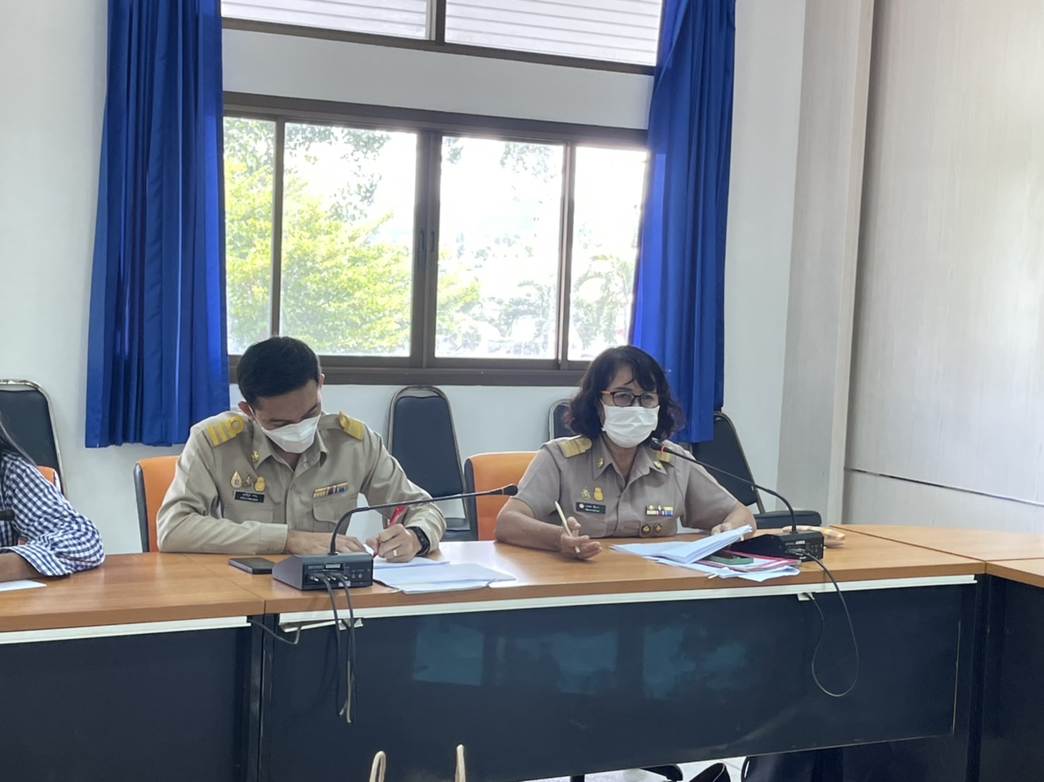 สพอ.สวนผึ้ง ประชุมนำเสนอผลการจัดเก็บและรับรองคุณภาพข้อมูล จปฐ. ระดับอำเภอ ประจำปี 2565