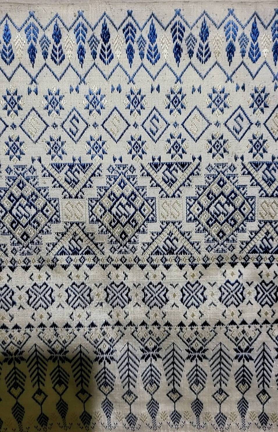 ?สุดปลื้ม ผ้าลายพระราชทานฯจังหวัดราชบุรี ไปต่อ 4 ผืน เข้ารอบการประกวดระดับประเทศ ผ้าลายพระราชทาน “ผ้าลายขิดนารีรัตนราชกัญญา “