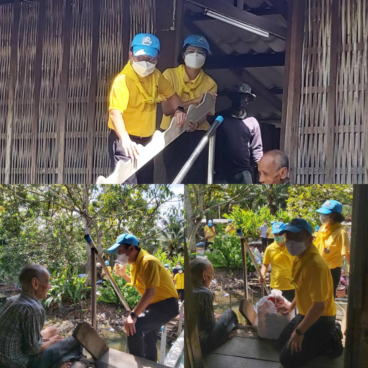 ?พช.ราชบุรี ร่วมกิจกรรมจิตอาสาพระราชทาน กับ ศจพ.อ.ดำเนินสะดวก บริษัท ผลิตไฟฟ้าราชบุรีจำกัด กิ่งกาชาดอำเภอดำเนินสะดวก เครือข่ายชุมชน และภาคประชาชน เพื่อปรับปรุงซ่อมแซมบ้านที่อยู่อาศัย ให้กับครัวเรือนยากจน ที่ตกเกณฑ์ข้อมูลTPMAP มิติ ด้านที่อยู่อาศัยไม่มั่นคง พื้นที่ อำเภอดำเนินสะดวก