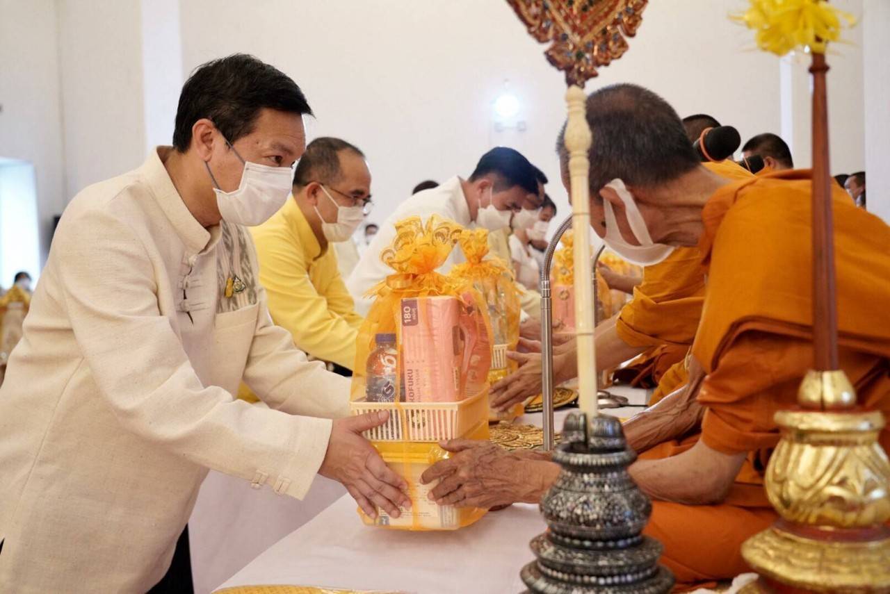 ? พช.ราชบุรี ร่วมพิธีสมโภชผ้าพระกฐินพระราชทาน กรมการพัฒนาชุมชน ประจำปี พ.ศ. 2565