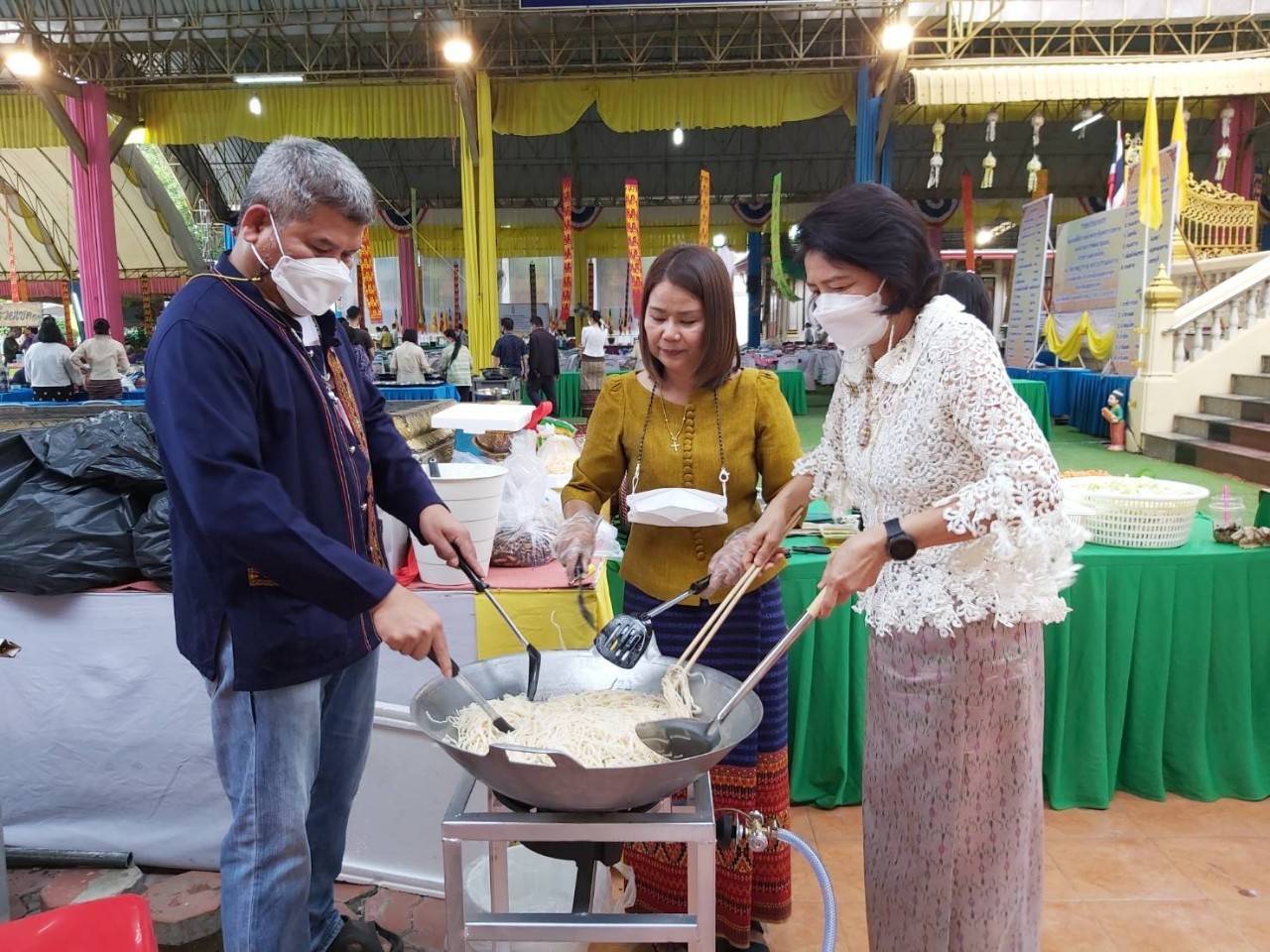 ? พช.ราชบุรี ร่วมพิธีสมโภชผ้าพระกฐินพระราชทาน กรมการพัฒนาชุมชน ประจำปี พ.ศ. 2565