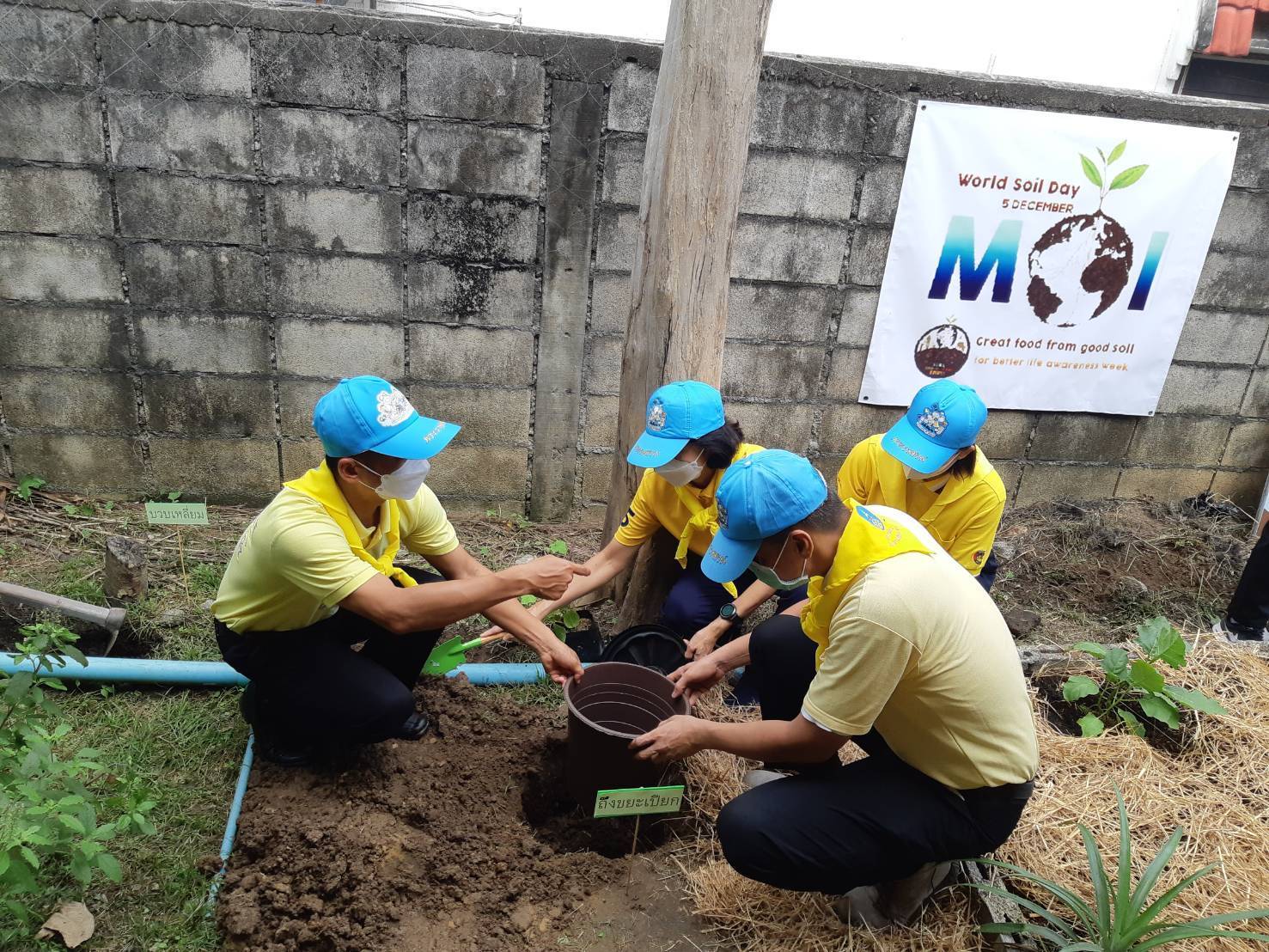 ?พช.ราชบุรี ร่วมกับอำเภอวัดเพลง และสถานีพัฒนาที่ดินจังหวัดราชบุรี จัดกิจกรรม วันดินโลก (World Soil Day) ปี 2565 ภายใต้แนวคิด “อาหารก่อกำเนิดเกิดจากดิน” (Soils : where food begins) ณ พื้นที่อำเภอวัดเพลง จังหวัดราชบุรี
