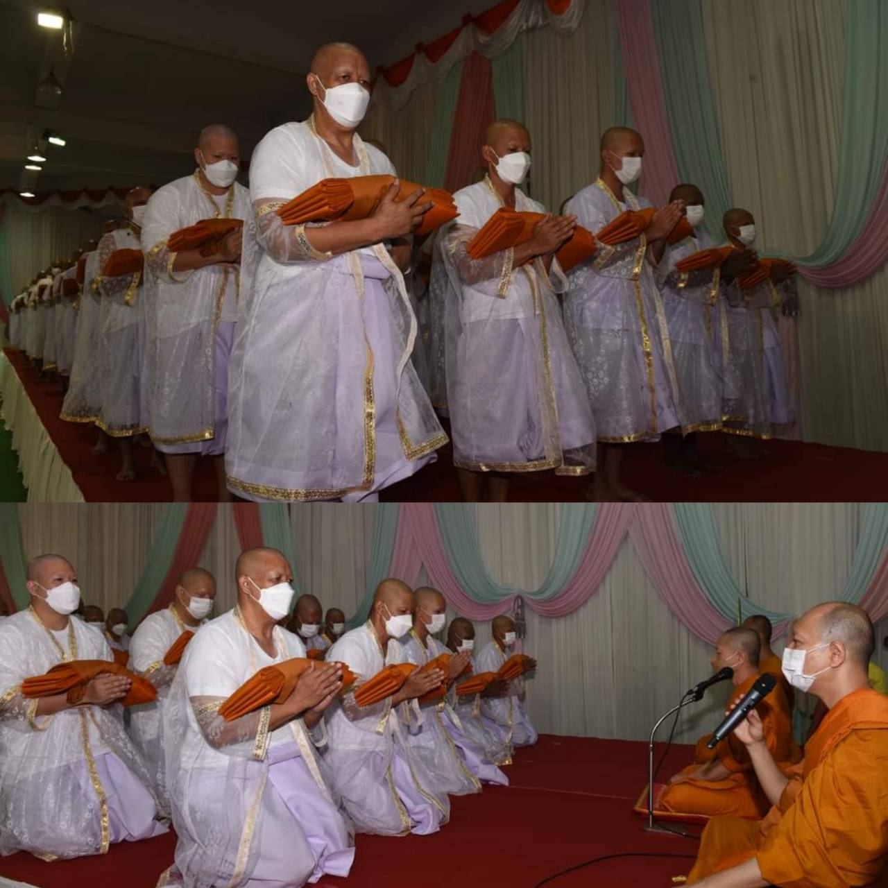 ?พช.ราชบุรี ร่วมพิธีบรรพชาอุปสมบท 99 รูป ถวายพระพรชัยมงคลแด่สมเด็จพระเจ้าลูกเธอเจ้าฟ้าพัชรกิติยาภา นเรนทิราเทพยวดี กรมหลวงราชสาริณีสิริพัชร มหาวัชรราชธิดา