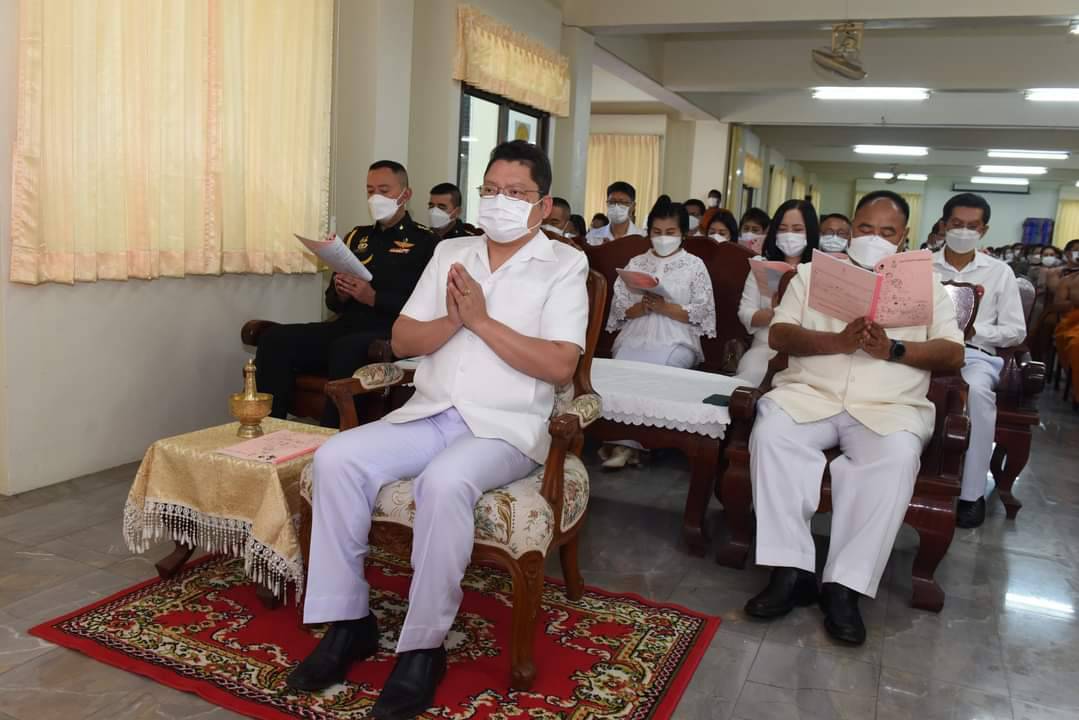 ?พช.ราชบุรี ร่วมพิธีเจริญพระพุทธมนต์เฉลิมพระเกียรติถวายพระพรชัยมงคลแด่ พระบาทสมเด็จพระเจ้าอยู่หัว สมเด็จพระนางเจ้าสิริกิติ์ พระบรมราชินีนาถ พระบรมราชชนนีพันปีหลวง และสมเด็จพระนางเจ้าฯ พระบรมราชินี ประจำปีพุทธศักราช 2566