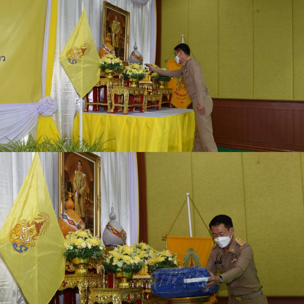 ? พช.ราชบุรี ร่วมมอบผ้าห่มกันหนาวพระราชทาน ให้แก่ประชาชนที่ประสบภัยจากอากาศหนาวเย็น