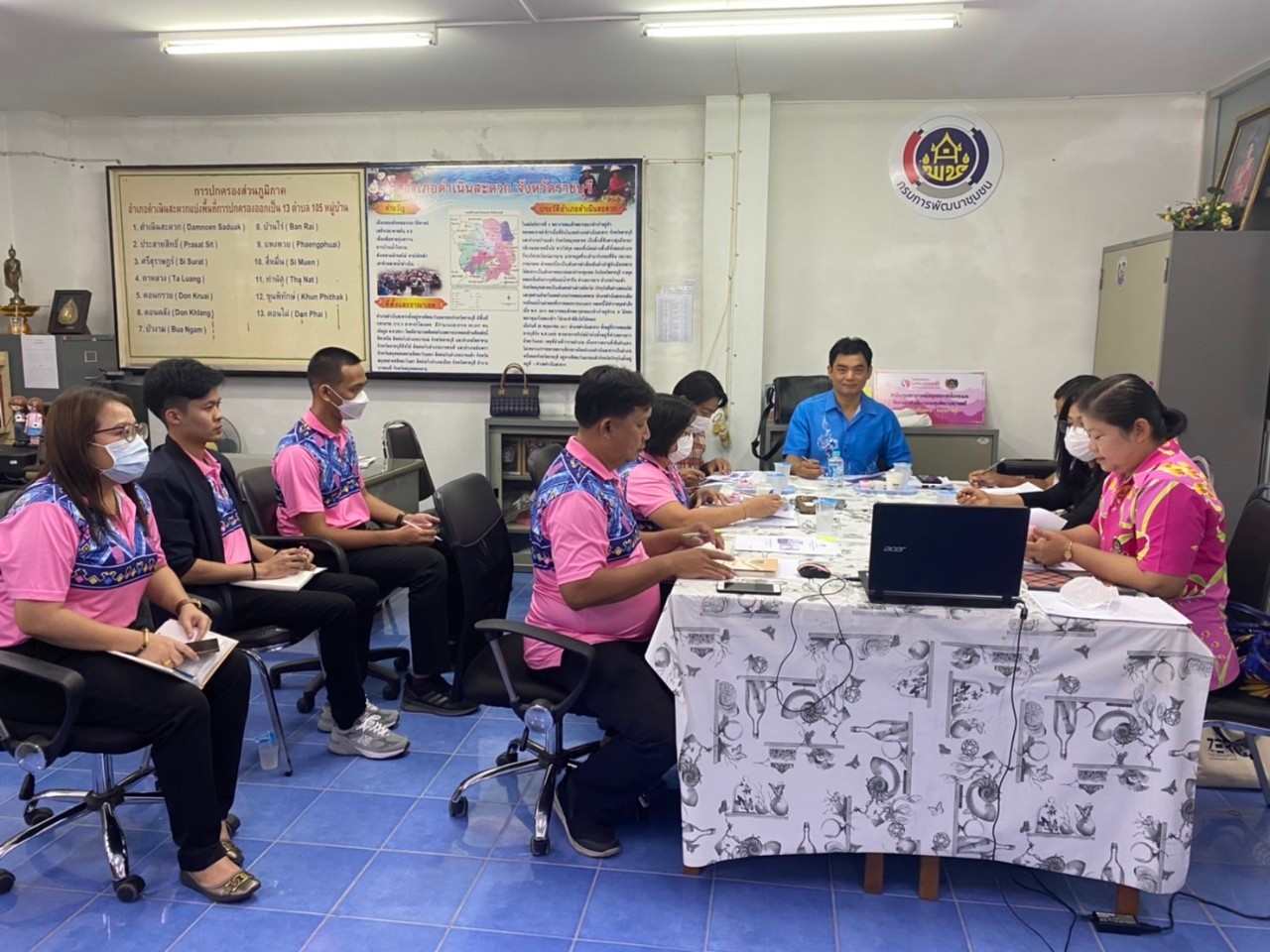 ?พช.ราชบุรี ตรวจประเมินผลการดำเนินกิจกรรม “พัฒนาชุมชนอำเภอใสสะอาด” ในมิติที่ 2 สำนักงานสะดวก ตามโครงการพัฒนาชุมชนราชบุรีใสสะอาด ประจำปีงบประมาณ พ.ศ. 2566