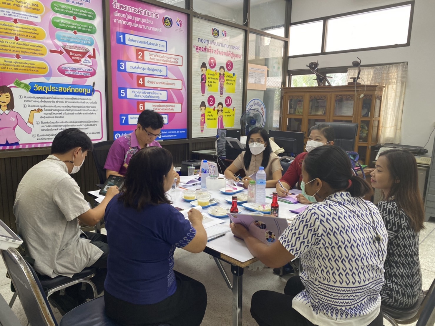 ?พช.ราชบุรี ตรวจประเมินผลการดำเนินกิจกรรม “พัฒนาชุมชนอำเภอใสสะอาด” ในมิติที่ 2 สำนักงานสะดวก ตามโครงการพัฒนาชุมชนราชบุรีใสสะอาด ประจำปีงบประมาณ พ.ศ. 2566