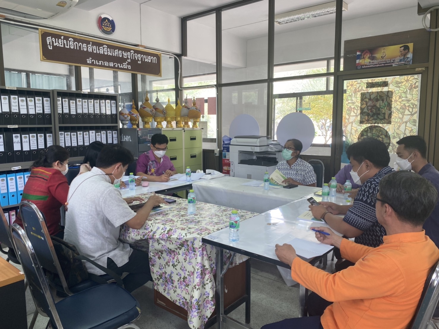 ?พช.ราชบุรี ตรวจประเมินผลการดำเนินกิจกรรม “พัฒนาชุมชนอำเภอใสสะอาด” ในมิติที่ 2 สำนักงานสะดวก ตามโครงการพัฒนาชุมชนราชบุรีใสสะอาด ประจำปีงบประมาณ พ.ศ. 2566