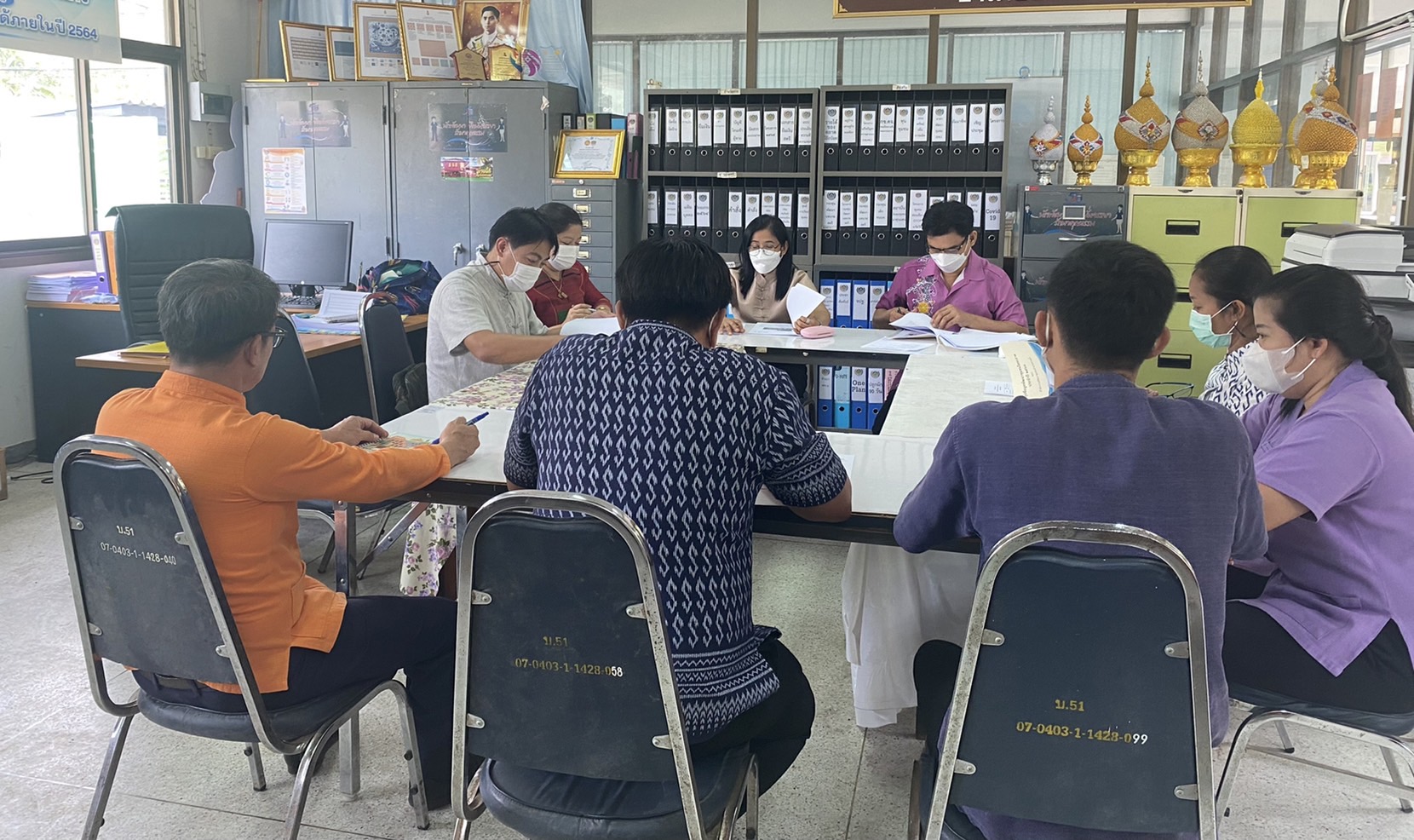 ?พช.ราชบุรี ตรวจประเมินผลการดำเนินกิจกรรม “พัฒนาชุมชนอำเภอใสสะอาด” ในมิติที่ 2 สำนักงานสะดวก ตามโครงการพัฒนาชุมชนราชบุรีใสสะอาด ประจำปีงบประมาณ พ.ศ. 2566