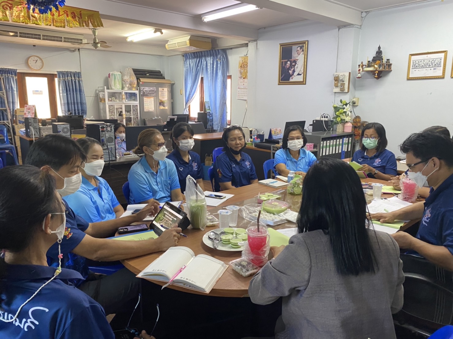 ?พช.ราชบุรี ตรวจประเมินผลการดำเนินกิจกรรม “พัฒนาชุมชนอำเภอใสสะอาด” ในมิติที่ 2 สำนักงานสะดวก ตามโครงการพัฒนาชุมชนราชบุรีใสสะอาด ประจำปีงบประมาณ พ.ศ. 2566