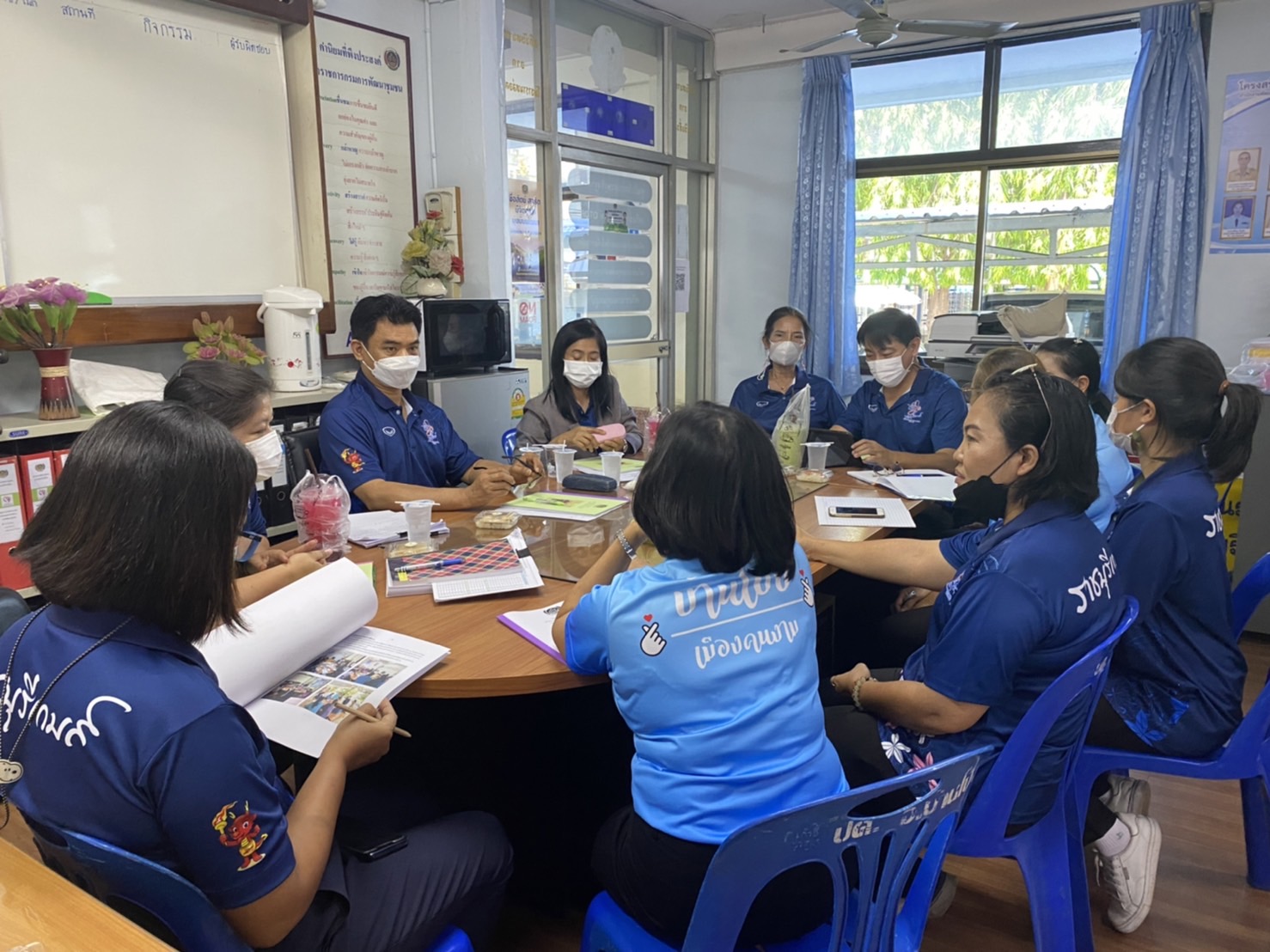 ?พช.ราชบุรี ตรวจประเมินผลการดำเนินกิจกรรม “พัฒนาชุมชนอำเภอใสสะอาด” ในมิติที่ 2 สำนักงานสะดวก ตามโครงการพัฒนาชุมชนราชบุรีใสสะอาด ประจำปีงบประมาณ พ.ศ. 2566