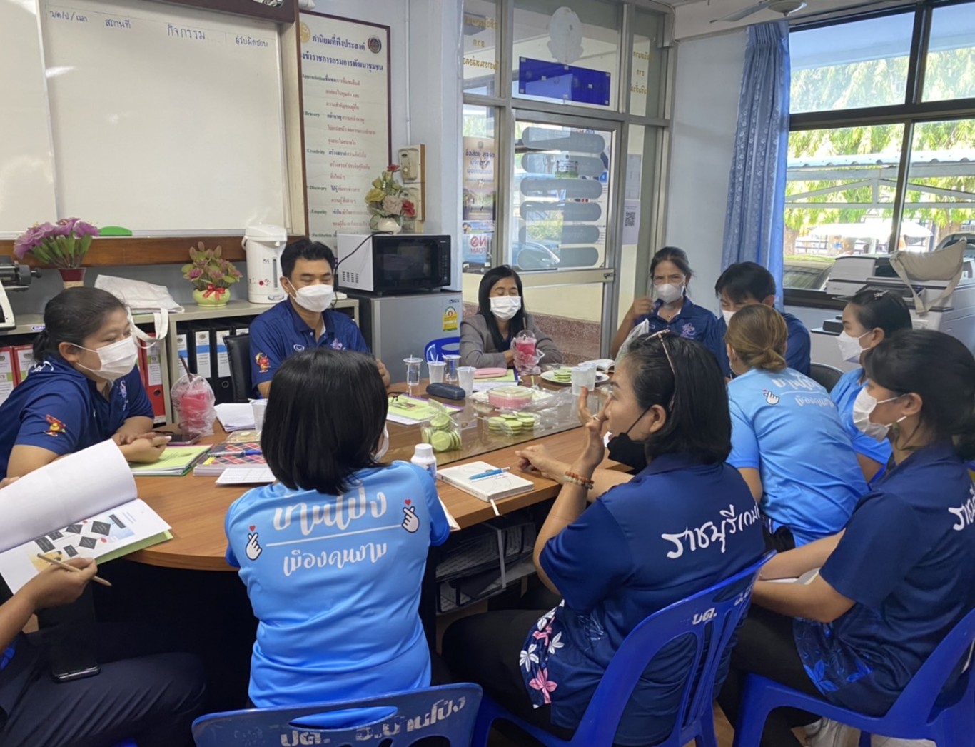 ?พช.ราชบุรี ตรวจประเมินผลการดำเนินกิจกรรม “พัฒนาชุมชนอำเภอใสสะอาด” ในมิติที่ 2 สำนักงานสะดวก ตามโครงการพัฒนาชุมชนราชบุรีใสสะอาด ประจำปีงบประมาณ พ.ศ. 2566