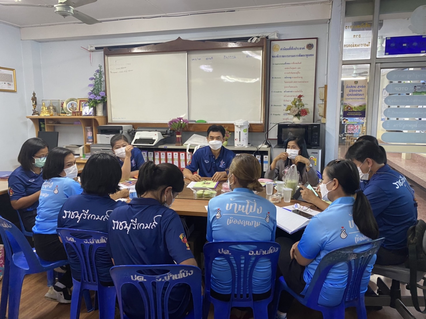 ?พช.ราชบุรี ตรวจประเมินผลการดำเนินกิจกรรม “พัฒนาชุมชนอำเภอใสสะอาด” ในมิติที่ 2 สำนักงานสะดวก ตามโครงการพัฒนาชุมชนราชบุรีใสสะอาด ประจำปีงบประมาณ พ.ศ. 2566