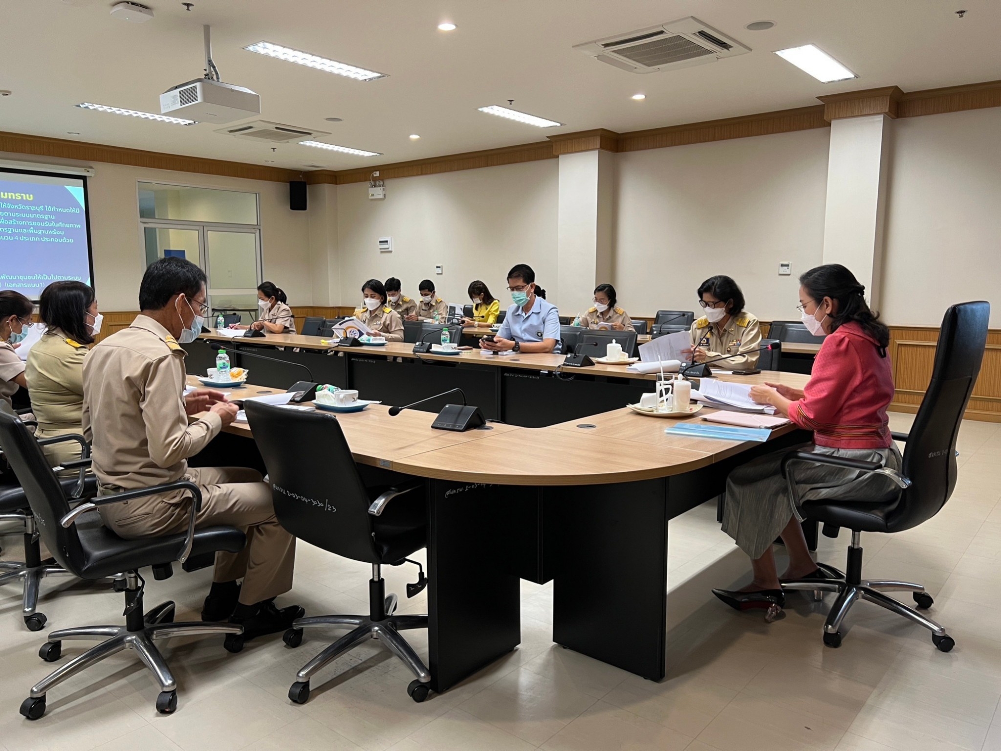 ? จังหวัดราชบุรี จัดประชุมคณะกรรมการรับรองมาตรฐานการพัฒนาชุมชน (มชช.) ประจำปี 2566