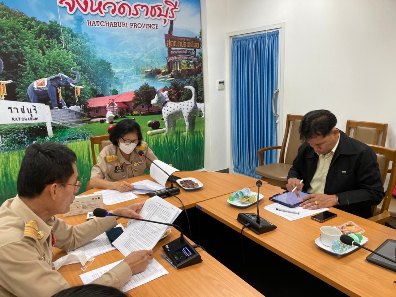 ?พช. ราชบุรีจัดประชุมซักซ้อมและเตรียมความพร้อมการพัฒนาผลิตภัณฑ์เข้าประกวดและเผยแพร่ผลงานเครือข่ายองค์ความรู้ KBO ระดับประเทศ ประจำปี 2566