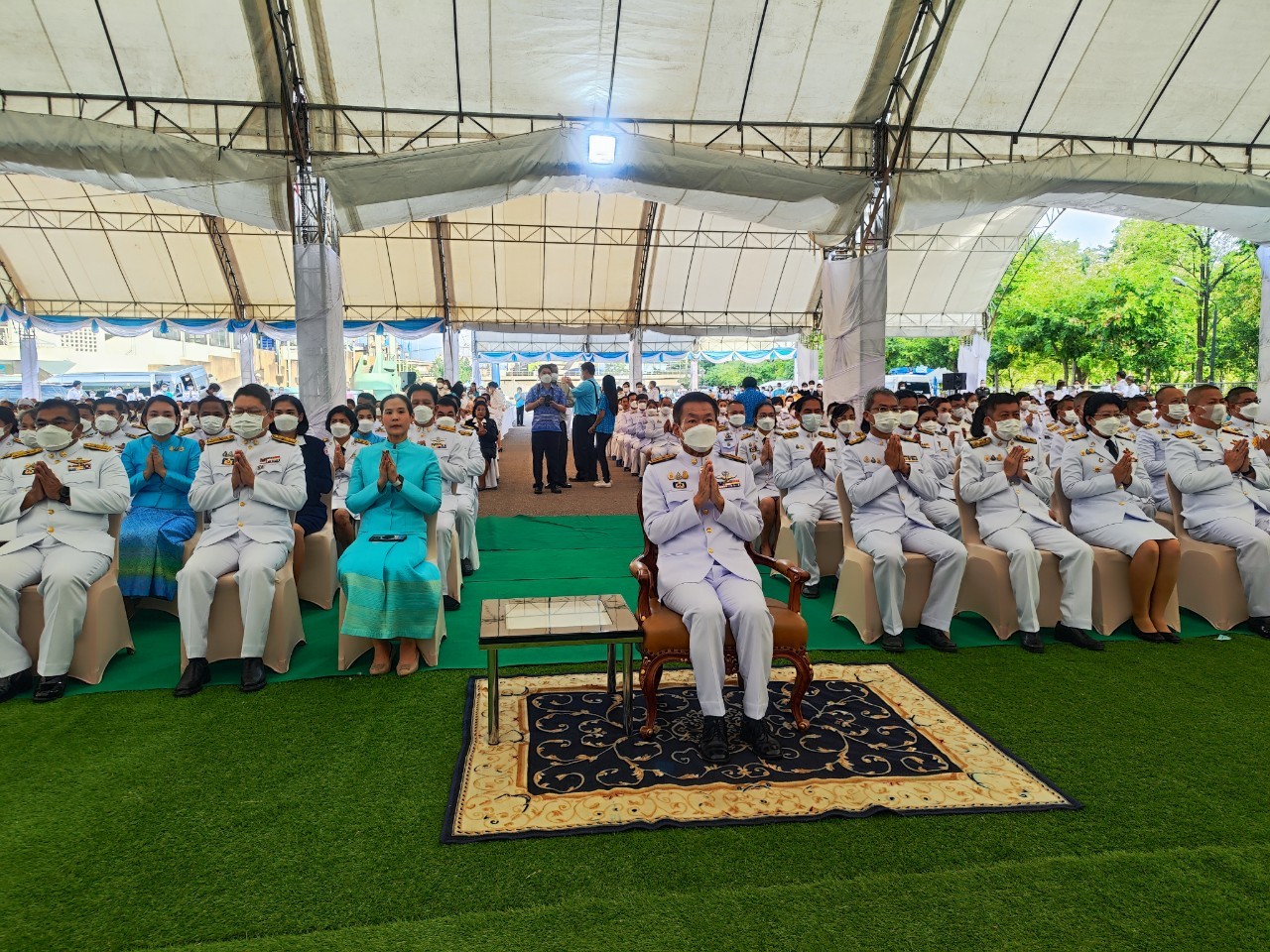 ?พช.ราชบุรี ร่วมพิธีทำบุญตักบาตร และพิธีทางศาสนามหามงคล 3 ศาสนา ถวายพระราชกุศล เนื่องในโอกาสมหามงคลเฉลิมพระชนมพรรษา สมเด็จพระนางเจ้าสิริกิติ์ พระบรมราชินีนาถ พระบรมราชชนนีพันปีหลวง 12 สิงหาคม 2566