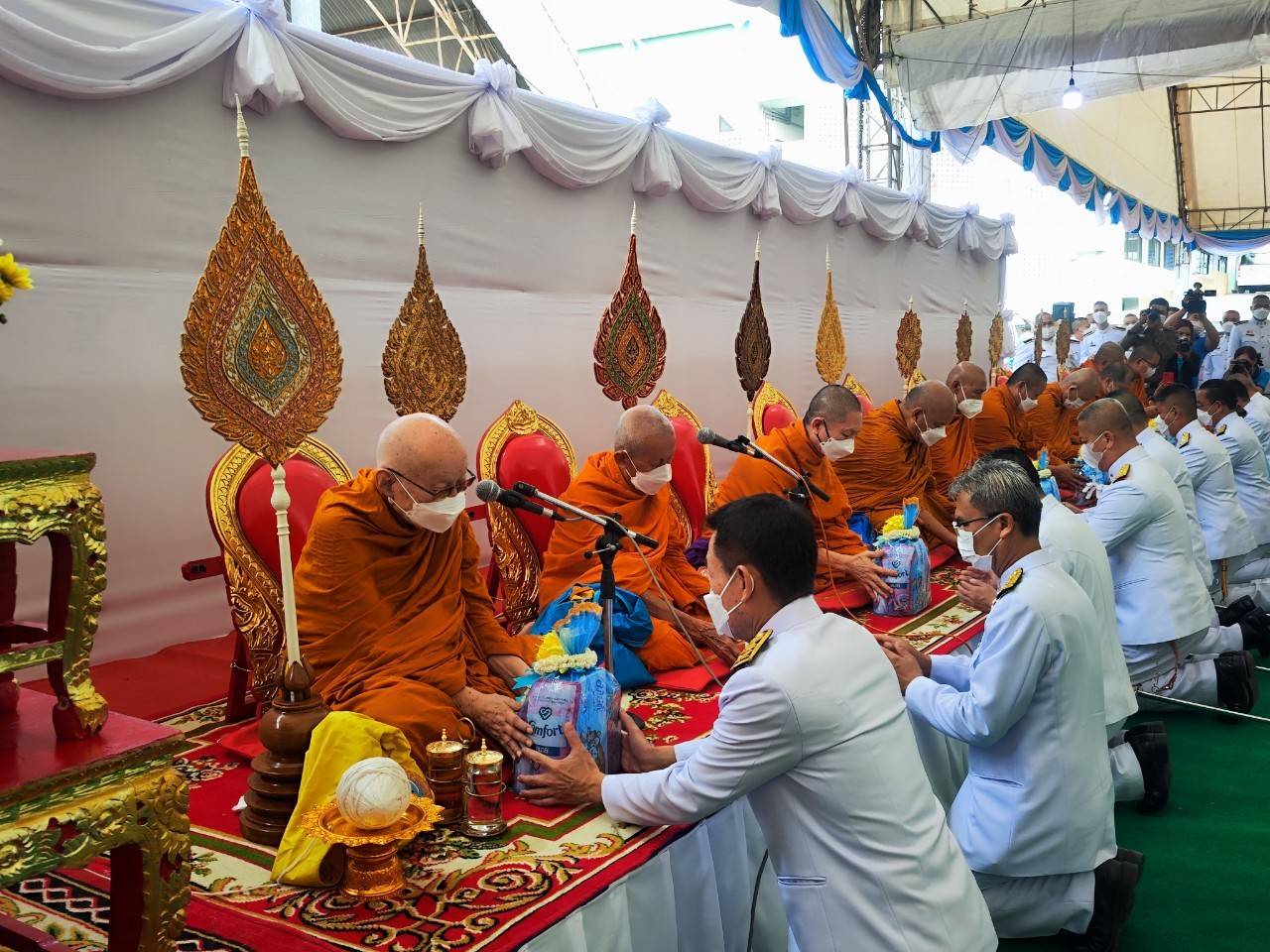 ?พช.ราชบุรี ร่วมพิธีทำบุญตักบาตร และพิธีทางศาสนามหามงคล 3 ศาสนา ถวายพระราชกุศล เนื่องในโอกาสมหามงคลเฉลิมพระชนมพรรษา สมเด็จพระนางเจ้าสิริกิติ์ พระบรมราชินีนาถ พระบรมราชชนนีพันปีหลวง 12 สิงหาคม 2566