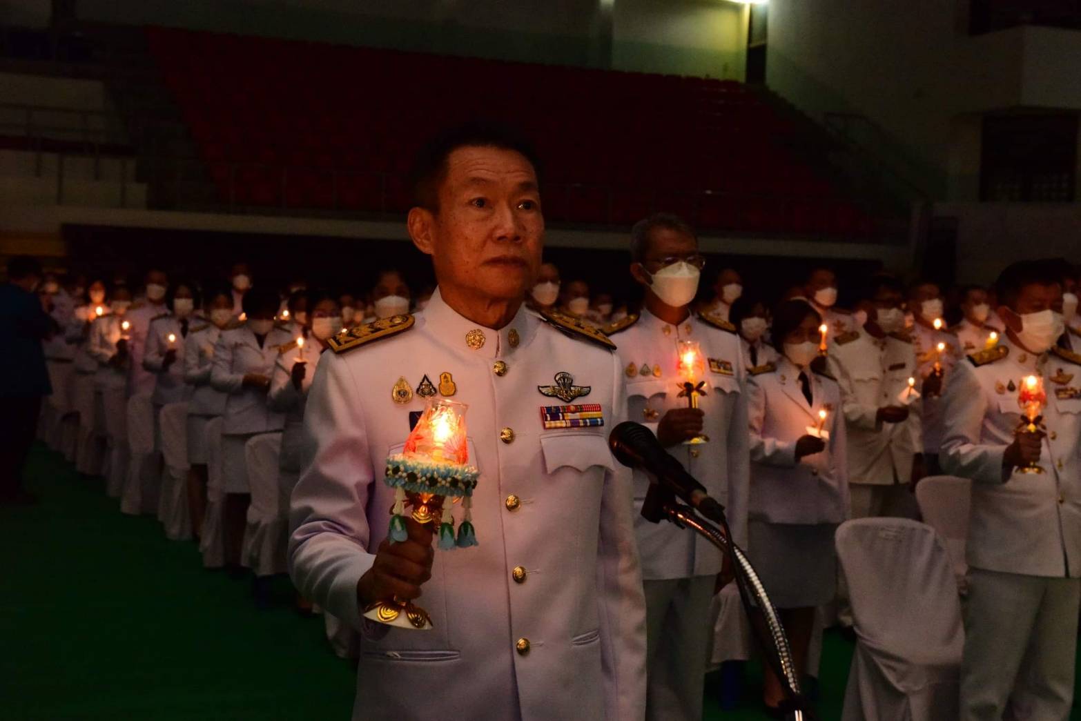 ?ผวจ.ราชบุรี นำพสกนิกรจุดเทียนถวายพระพรชัยมงคล เนื่องในโอกาสวันมหามงคลเฉลิมพระชนมพรรษา สมเด็จพระนางเจ้าสิริกิติ์ พระบรมราชินีนาถ พระบรมราชชนนีพันปีหลวง 12 สิงหาคม 2566