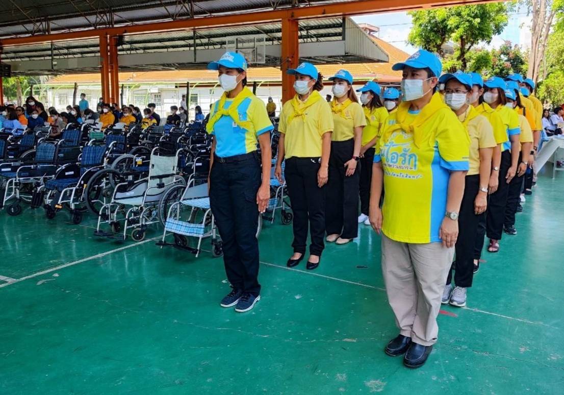 ?พช.ราชบุรี เข้าร่วมพิธีมอบรถวีลแชร์ เพื่อถวายเป็นพระราชกุศลแด่สมเด็จพระนางเจ้าสิริกิติ์ พระบรมราชินีนาถ พระบรมราชชนนีพันปีหลวง เนื่องในโอกาสมหามงคลเฉลิมพระชนมพรรษา 90 พรรษา 12 สิงหาคม 2566