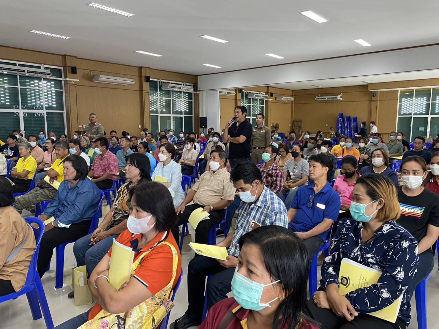 ?พช.ราชบุรีร่วมกับโรงเรียนนายร้อยตำรวจ จัดการประชุมสร้างความเข้าใจครอบครัวพ่อแม่สมมุติ เตรียมการรับนักเรียนนายร้อยตำรวจ หลักสูตรนักเรียนนายร้อยตำรวจฝึกรับใช้ประชาชนในชนบท รุ่นที่ 39 294 คน