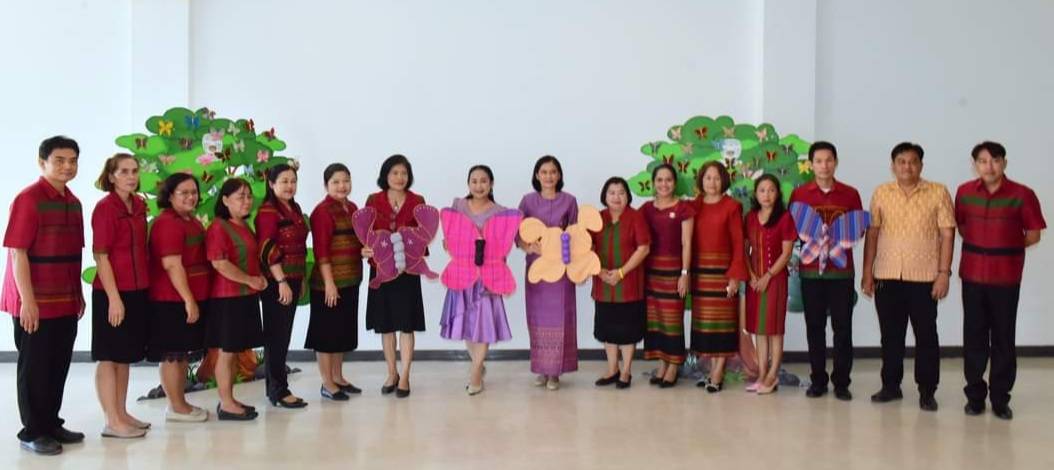 📣จังหวัดราชบุรี kick off การเรียนรู้และประดิษฐ์ผีเสื้อจากผ้าไทยประจำจังหวัด