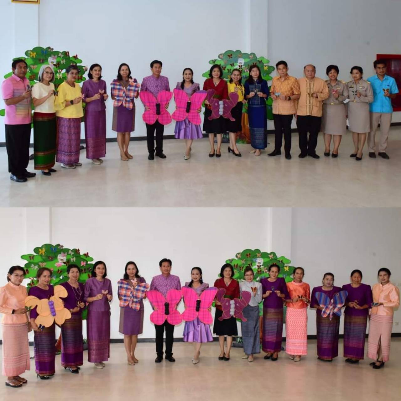 📣จังหวัดราชบุรี kick off การเรียนรู้และประดิษฐ์ผีเสื้อจากผ้าไทยประจำจังหวัด