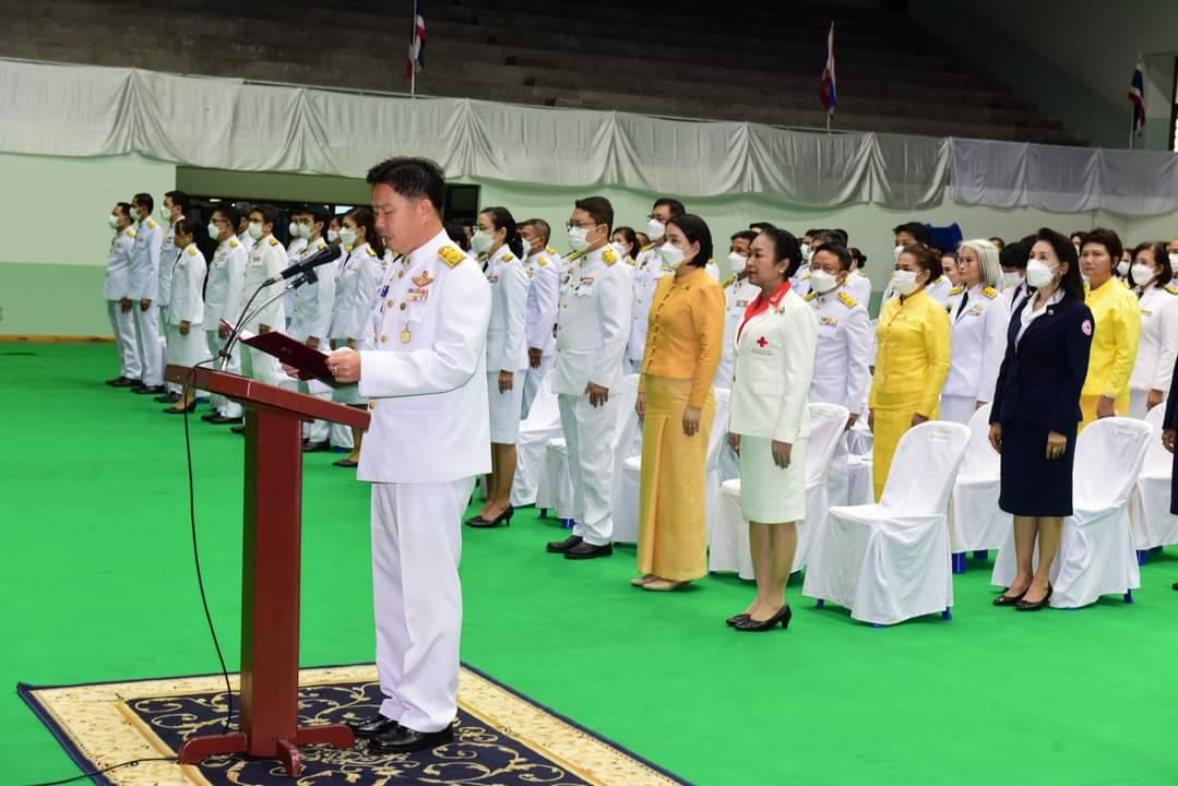 📣พช.ราชบุรี ร่วมพิธีถวายพระราชสักการะวางพานพุ่มดอกไม้สด เนื่องในวันพระบิดาแห่งฝนหลวง ประจำปี 2566