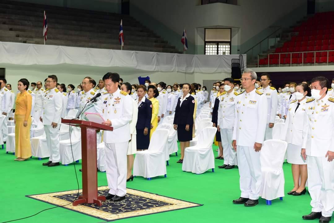 📣พช.ราชบุรี ร่วมพิธีทำบุญตักบาตร และพิธีวางพานพุ่มดอกไม้ถวายราชสักการะ เนื่องในวันคล้ายวันพระบรมราชสมภพพระบาทสมเด็จพระบรมชนกาธิเบศร มหาภูมิพลอดุลยเดชมหาราช บรมนาถบพิตร วันชาติ และวันพ่อแห่งชาติ 5 ธันวาคม 2566