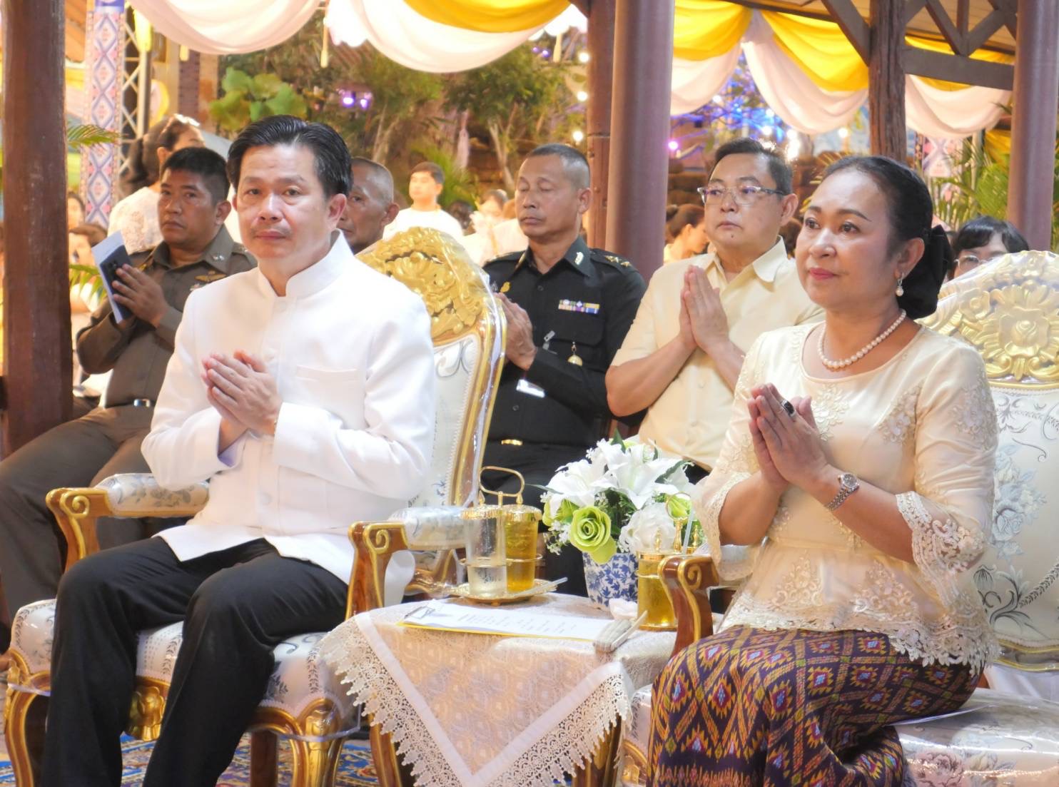 📣 พช.ราชบุรี ร่วมพิธีเปิดโครงการสีสันแห่งแสงทวารวดี ศรีรัตนมหาธาตุ ราชบุรี ห่มผ้าพระมหาธาตุ เวียนเทียน เนื่องในเทศกาลวันสำคัญทางพระพุทธศาสนา วันมาฆบูชา ประจำปี พ.ศ. 2567