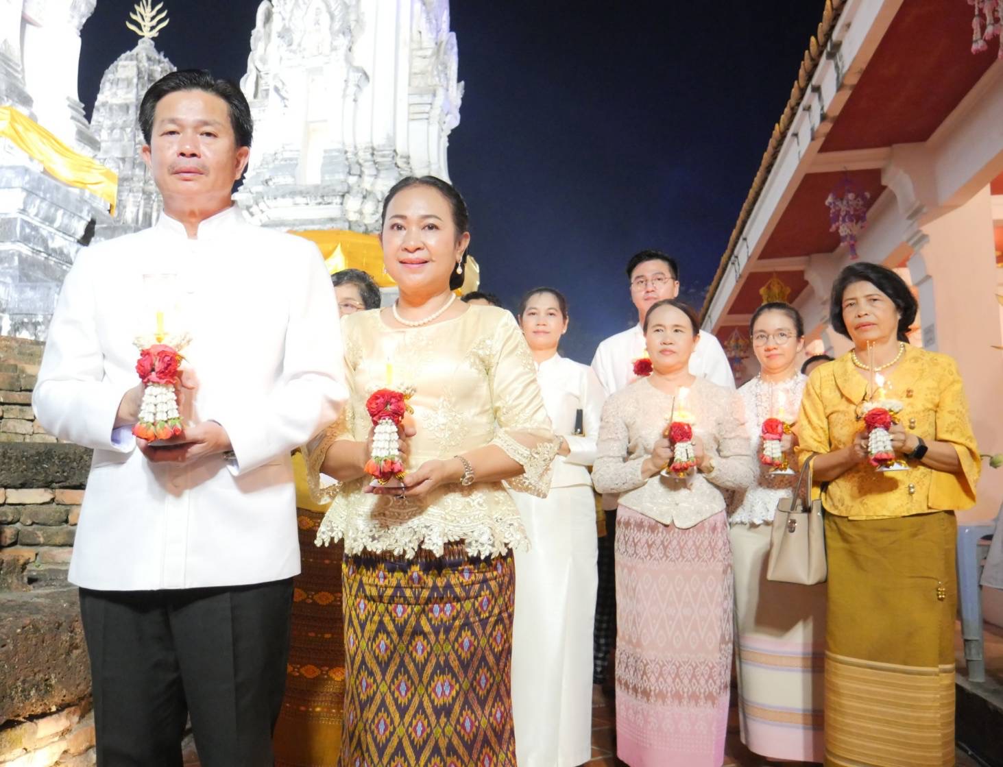 📣 พช.ราชบุรี ร่วมพิธีเปิดโครงการสีสันแห่งแสงทวารวดี ศรีรัตนมหาธาตุ ราชบุรี ห่มผ้าพระมหาธาตุ เวียนเทียน เนื่องในเทศกาลวันสำคัญทางพระพุทธศาสนา วันมาฆบูชา ประจำปี พ.ศ. 2567